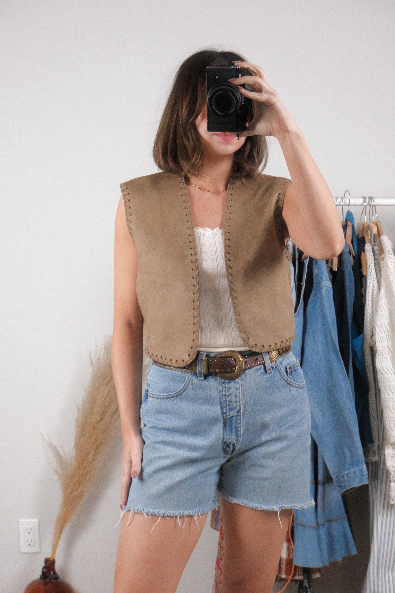 Modern x Faux Suede Vest (S/M)