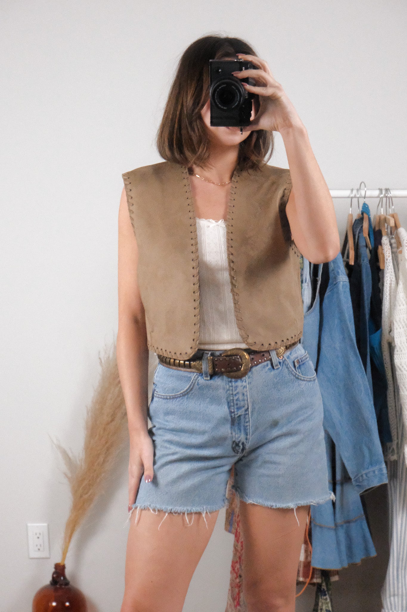 Modern x Faux Suede Vest (S/M)