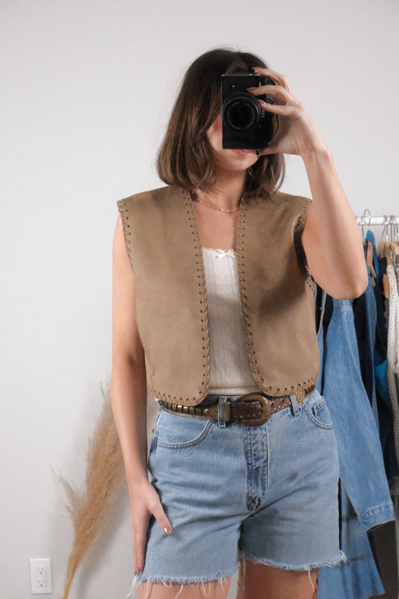 Modern x Faux Suede Vest (S/M)