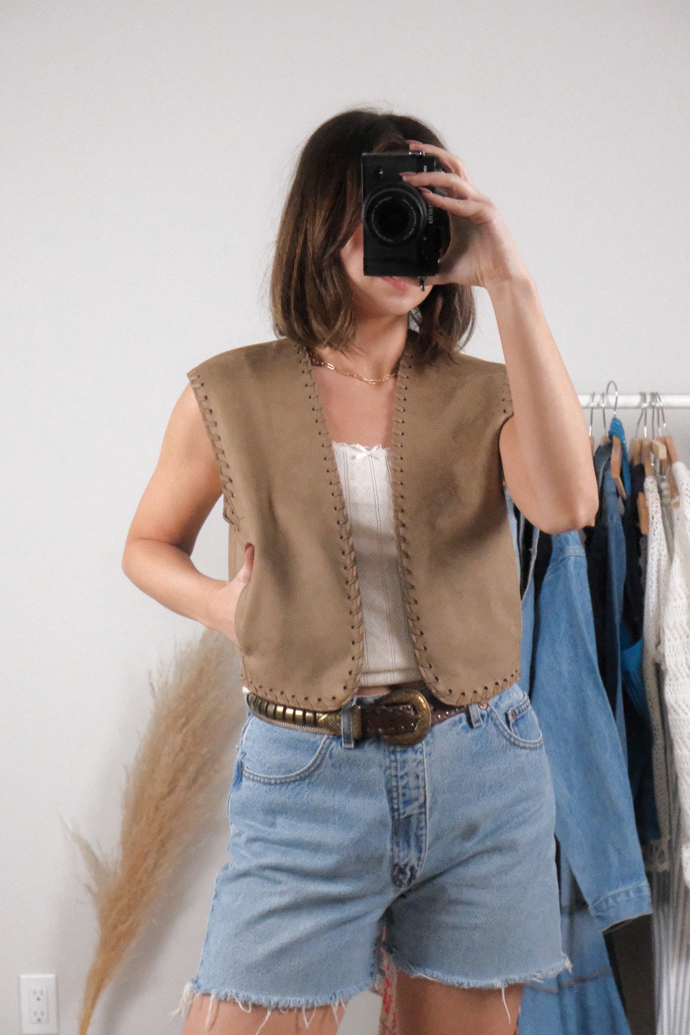 Modern x Faux Suede Vest (S/M)