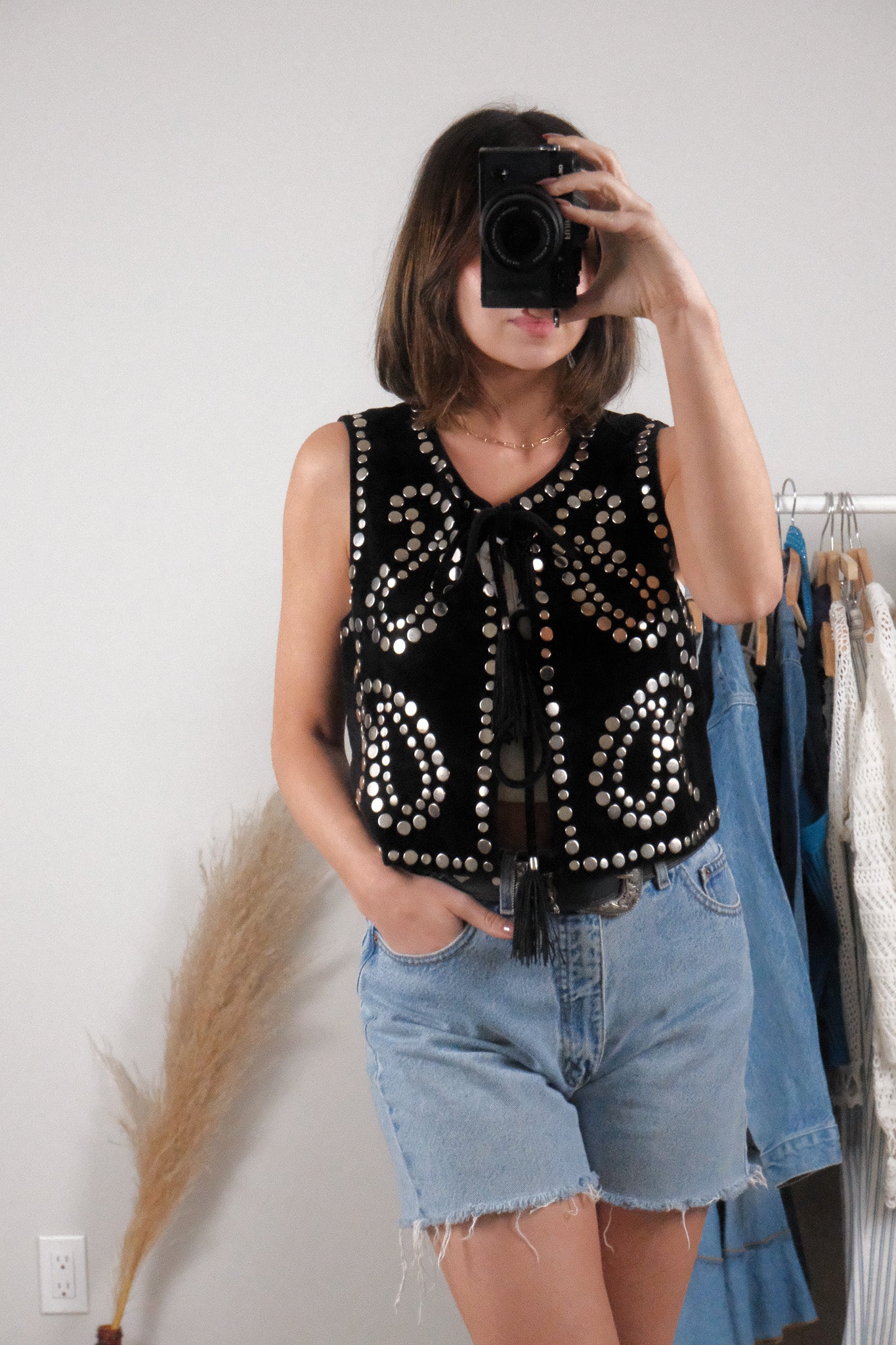 Modern x Velvet Studded Vest (M-L)