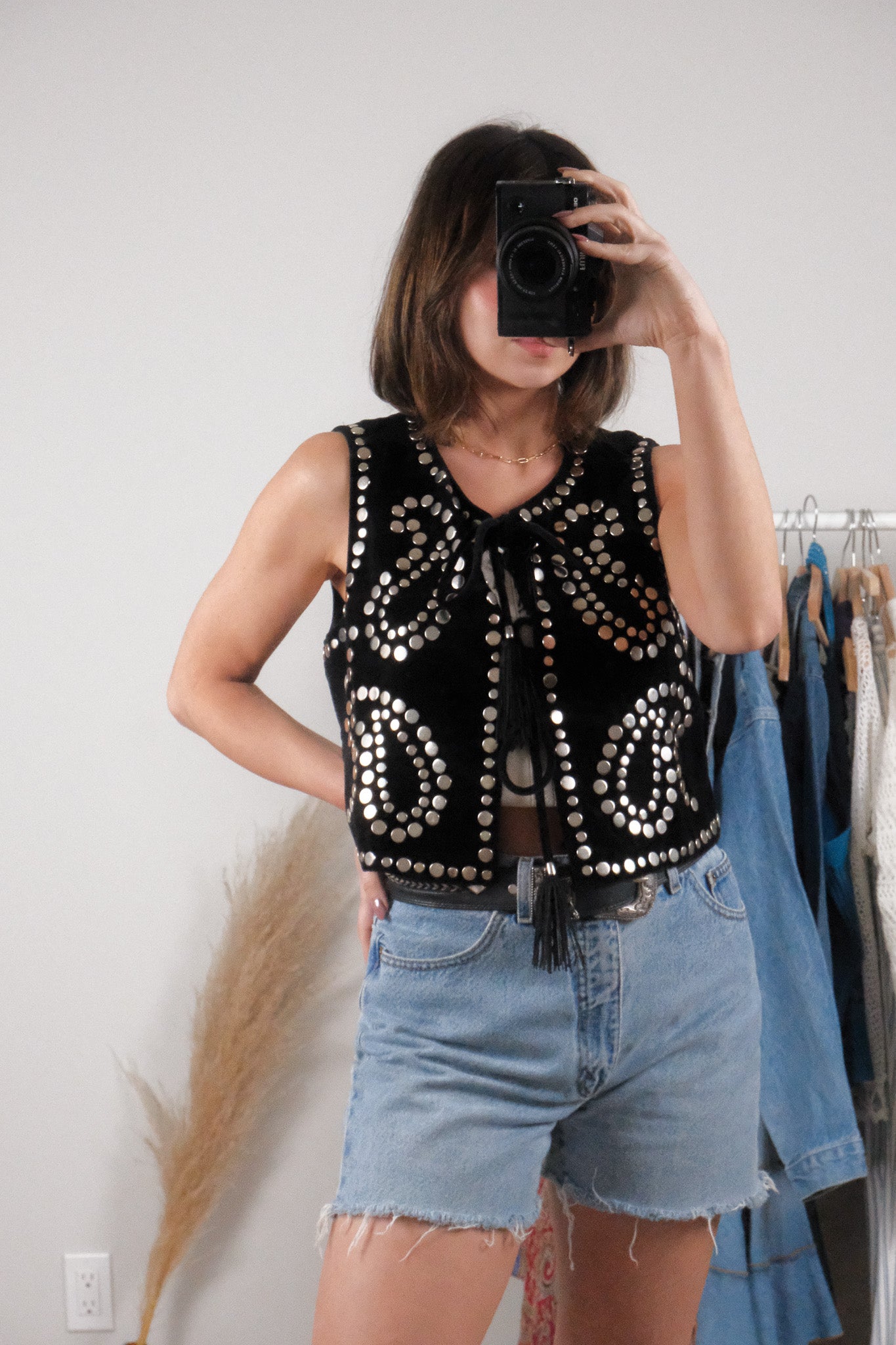 Modern x Velvet Studded Vest (M-L)