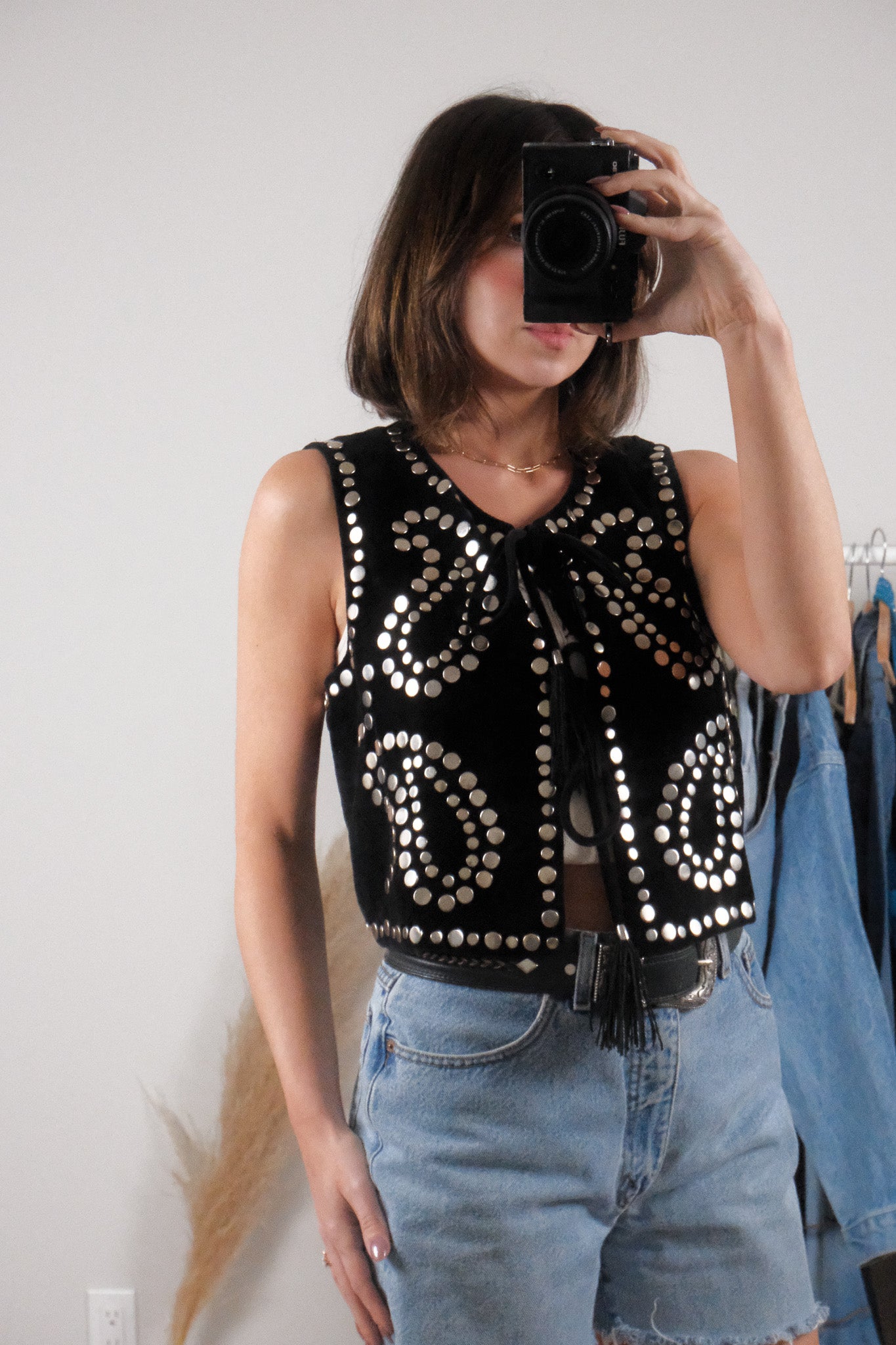 Modern x Velvet Studded Vest (M-L)