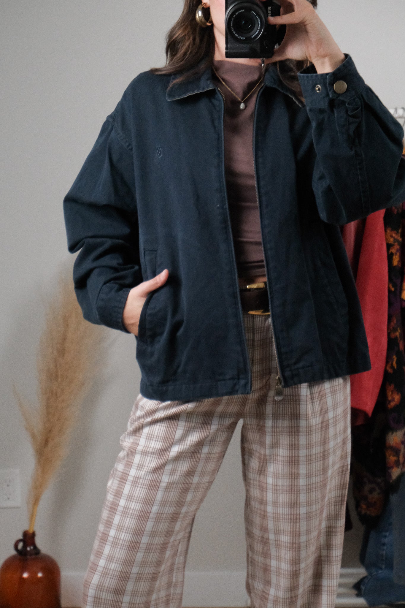 Vintage x Cotton Collared Jacket (M)