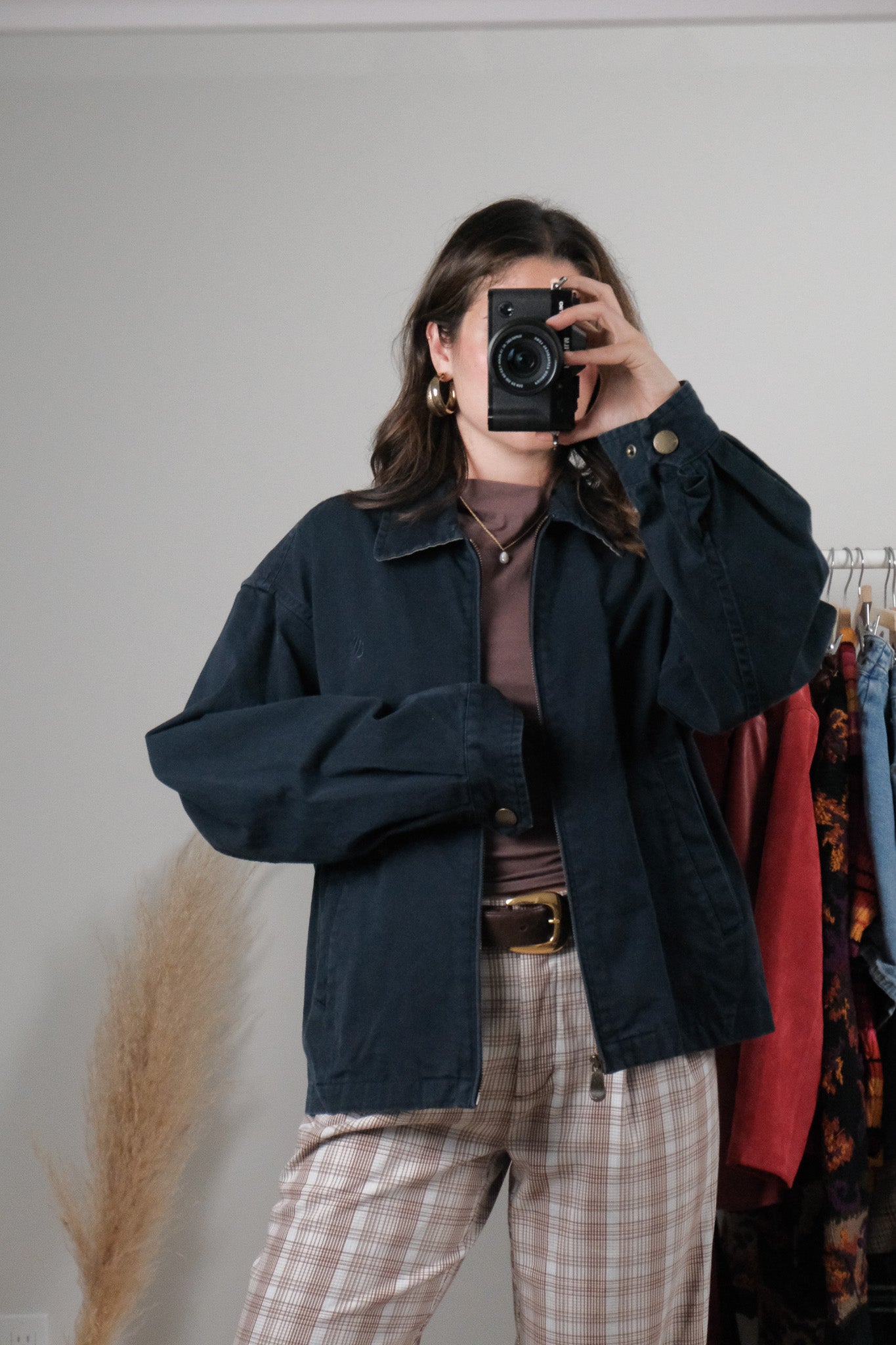 Vintage x Cotton Collared Jacket (M)