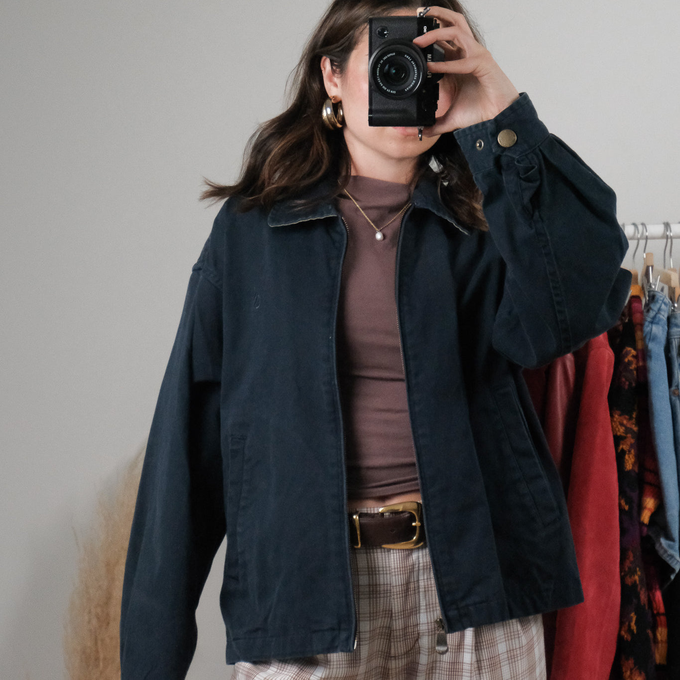 Vintage x Cotton Collared Jacket (M)