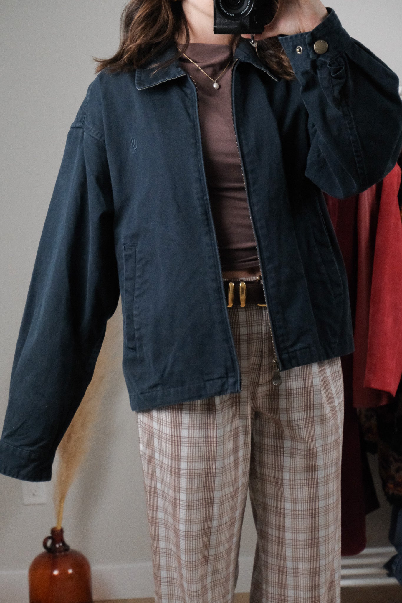 Vintage x Cotton Collared Jacket (M)