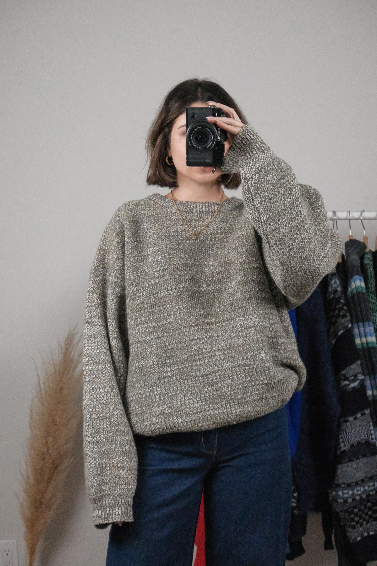 Vintage x Wool Chunky Speckled Knit (L/XL)