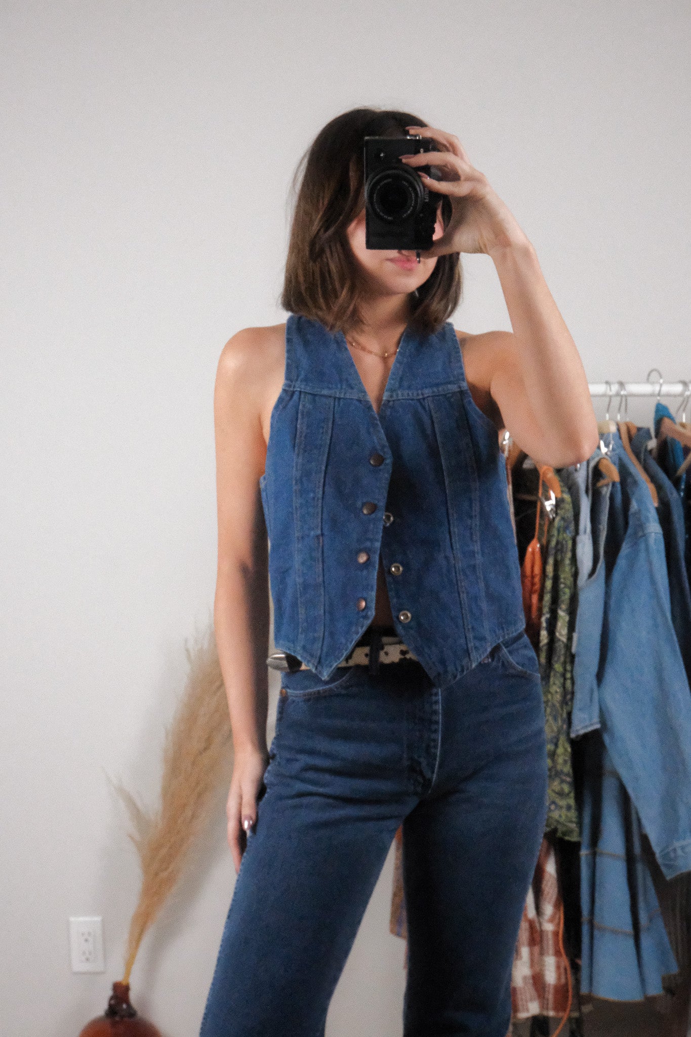 Made in Canada x Vintage x Cotton Denim Vest (M)