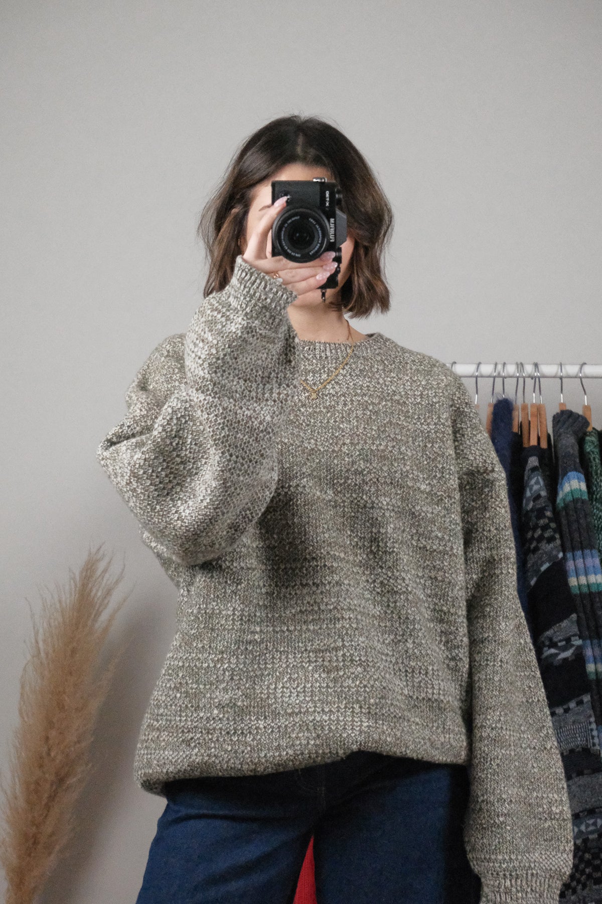 Vintage x Wool Chunky Speckled Knit (L/XL)