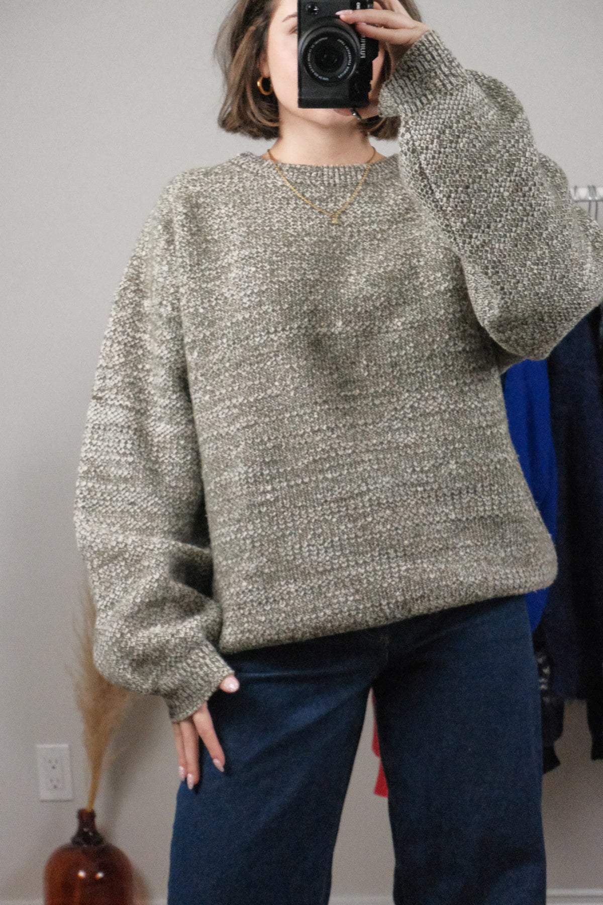 Vintage x Wool Chunky Speckled Knit (L/XL)