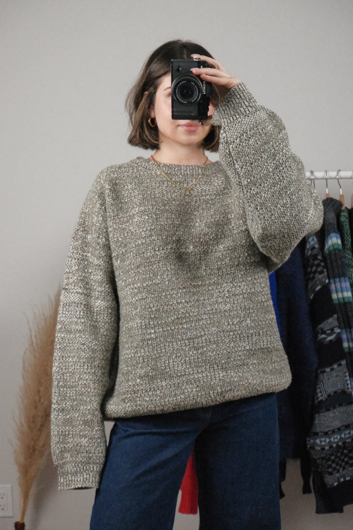 Vintage x Wool Chunky Speckled Knit (L/XL)