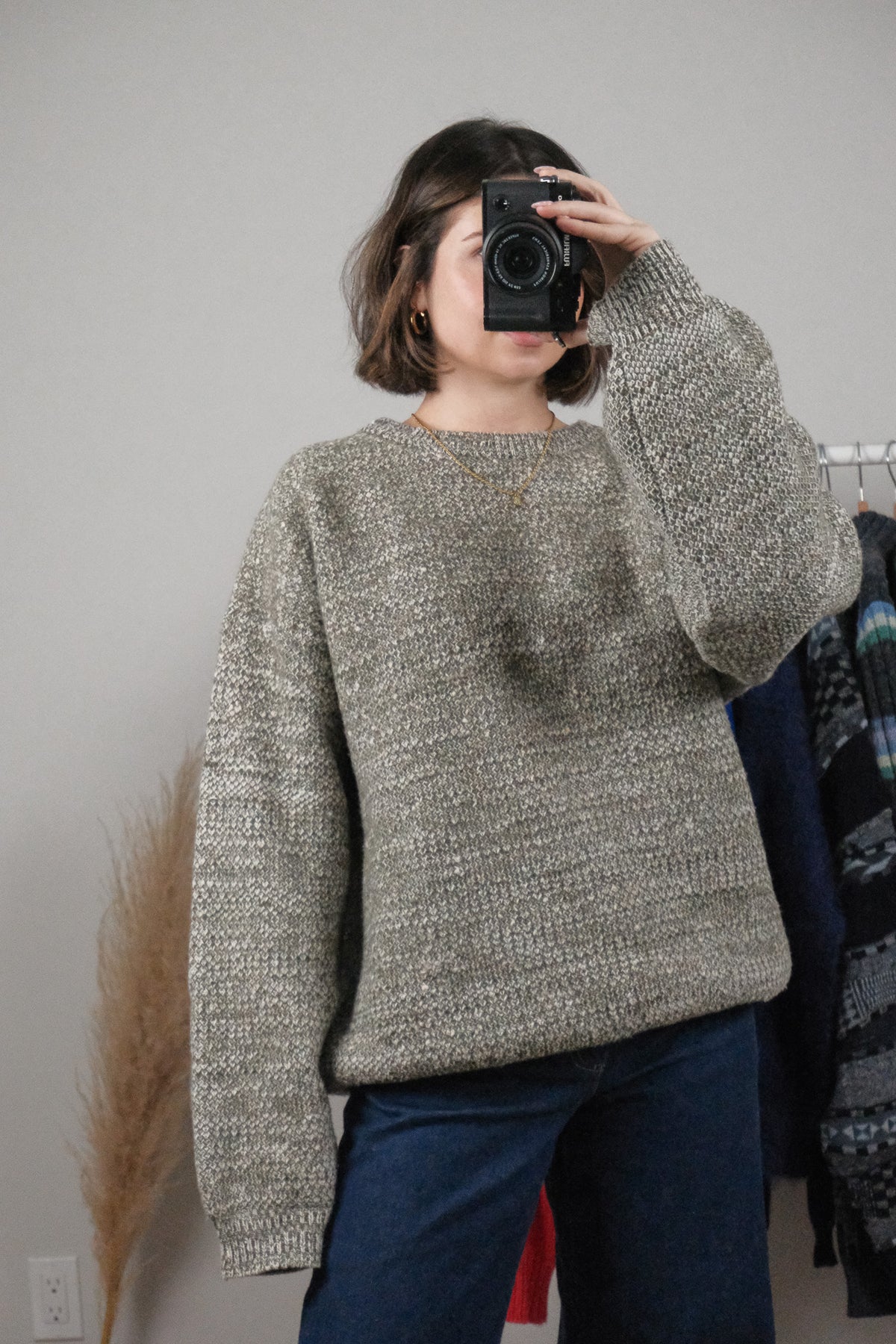 Vintage x Wool Chunky Speckled Knit (L/XL)