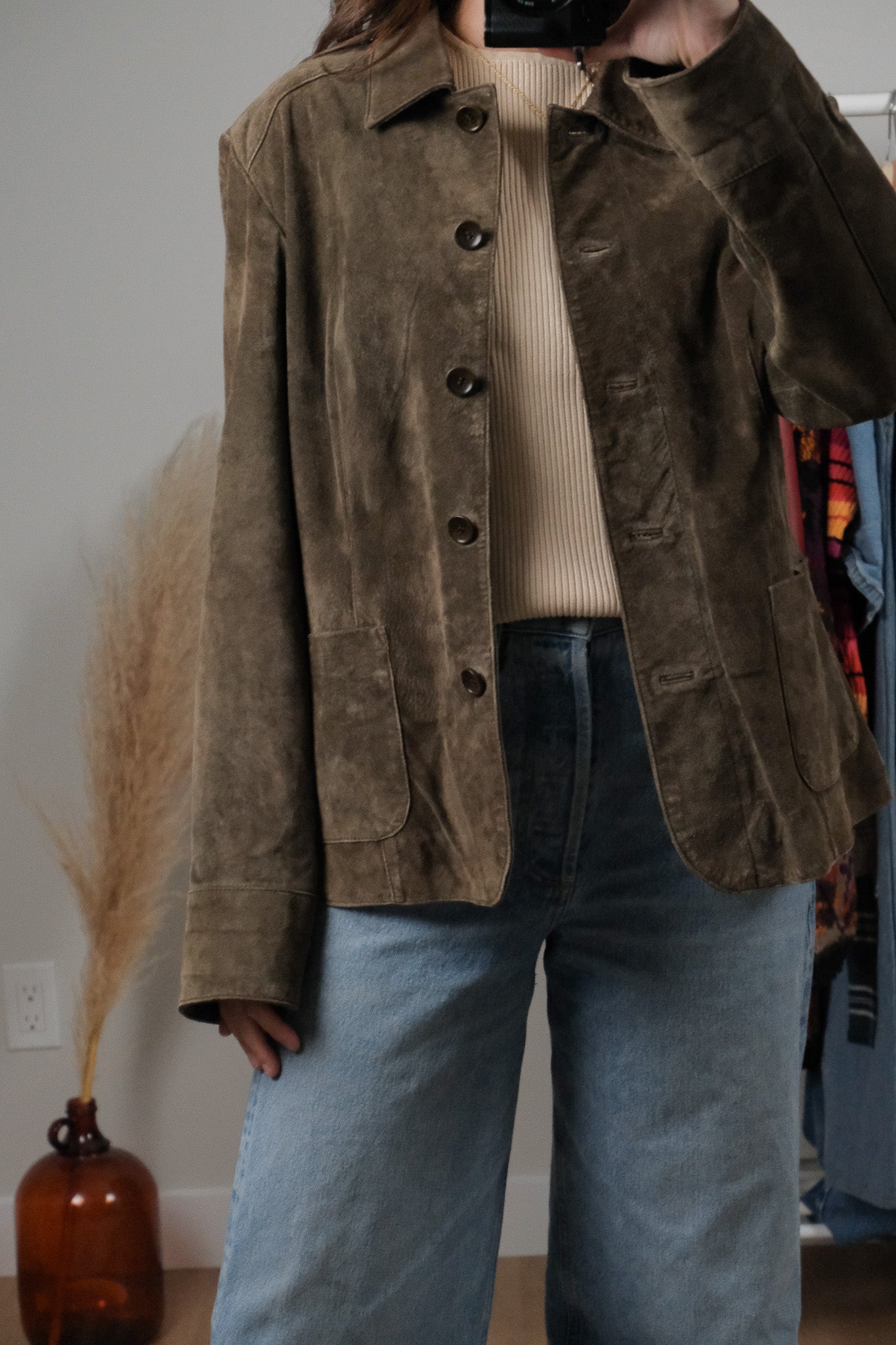 Vintage x Suede Jacket (M)