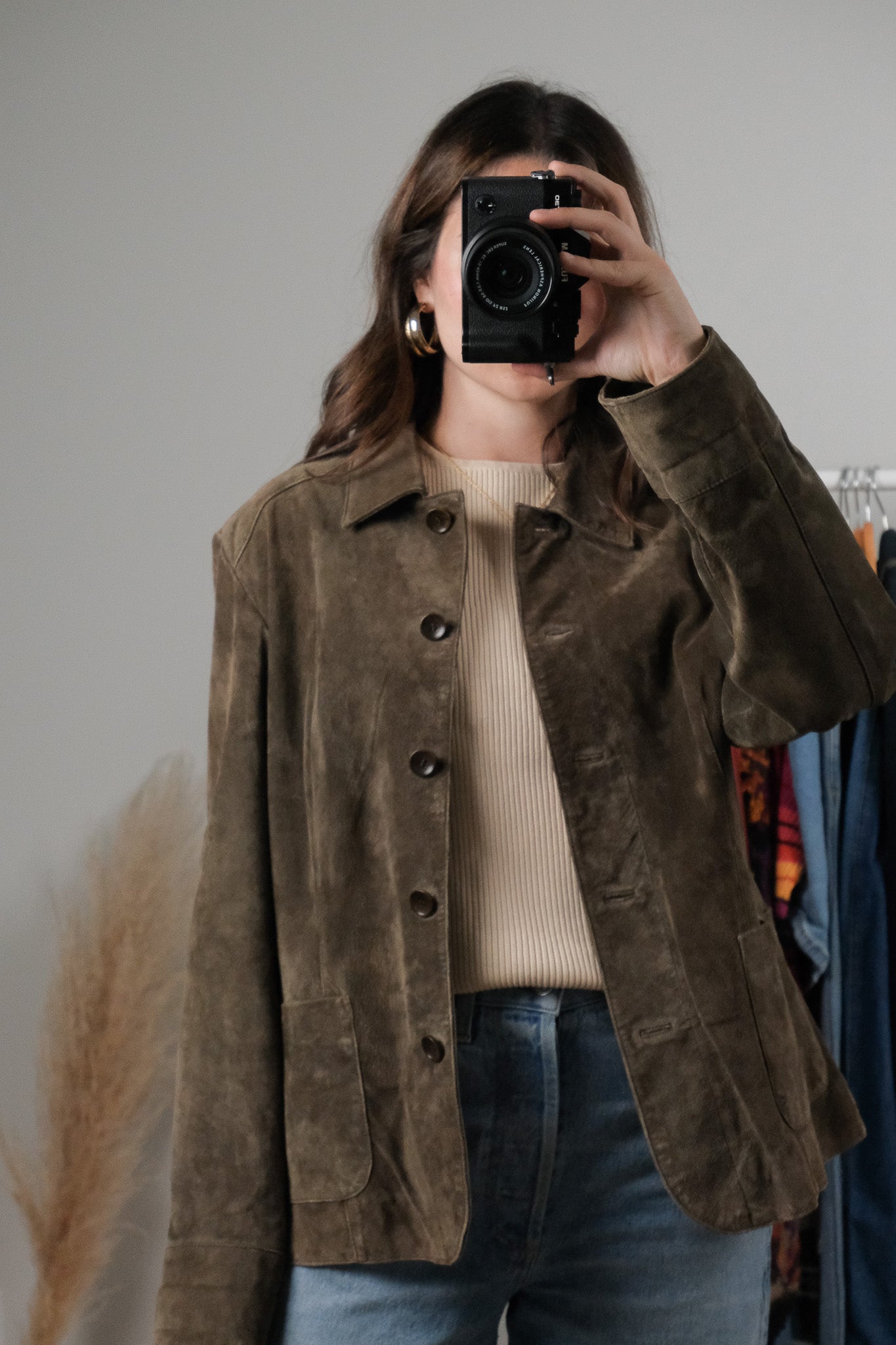 Vintage x Suede Jacket (M)