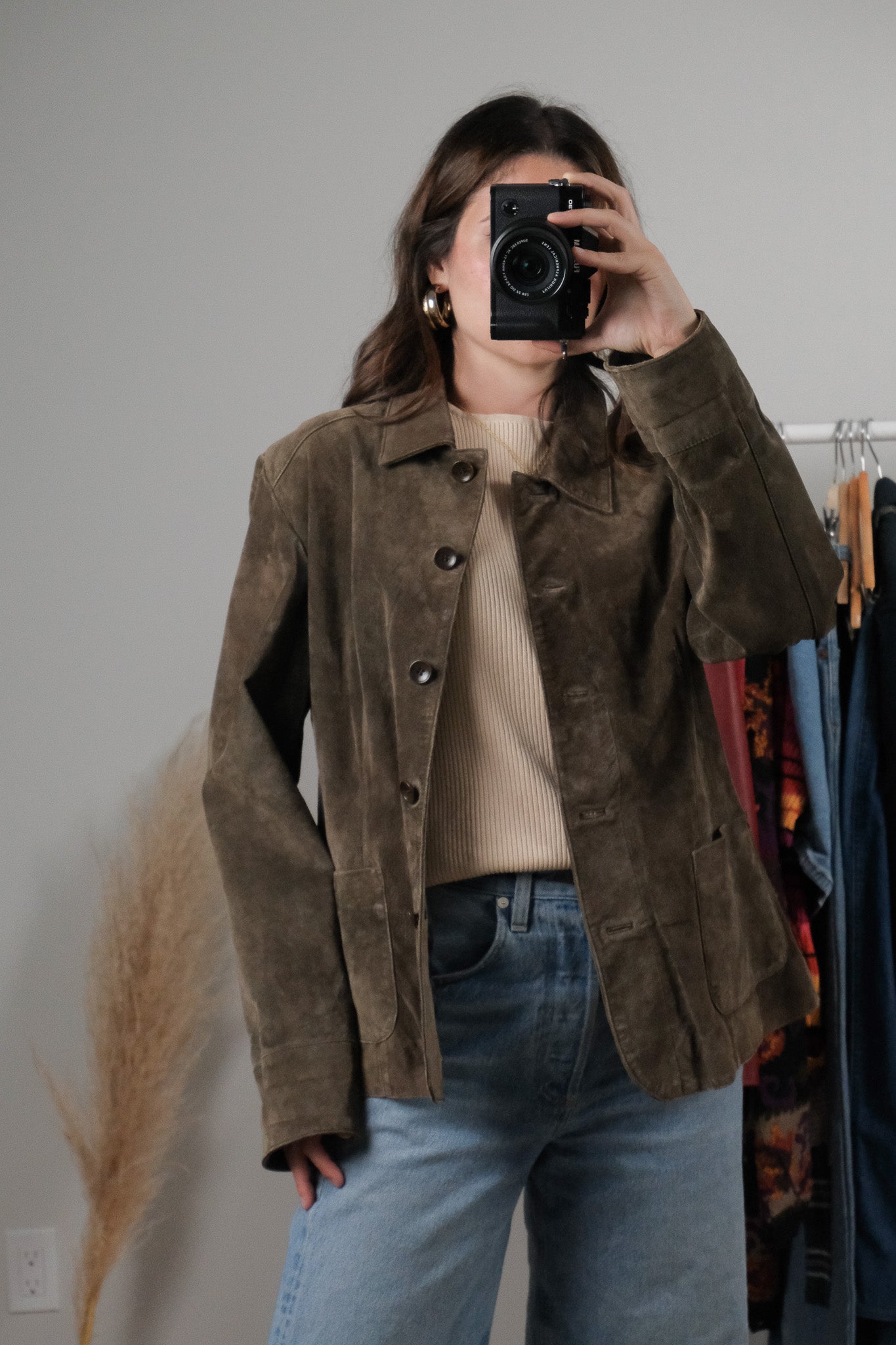 Vintage x Suede Jacket (M)