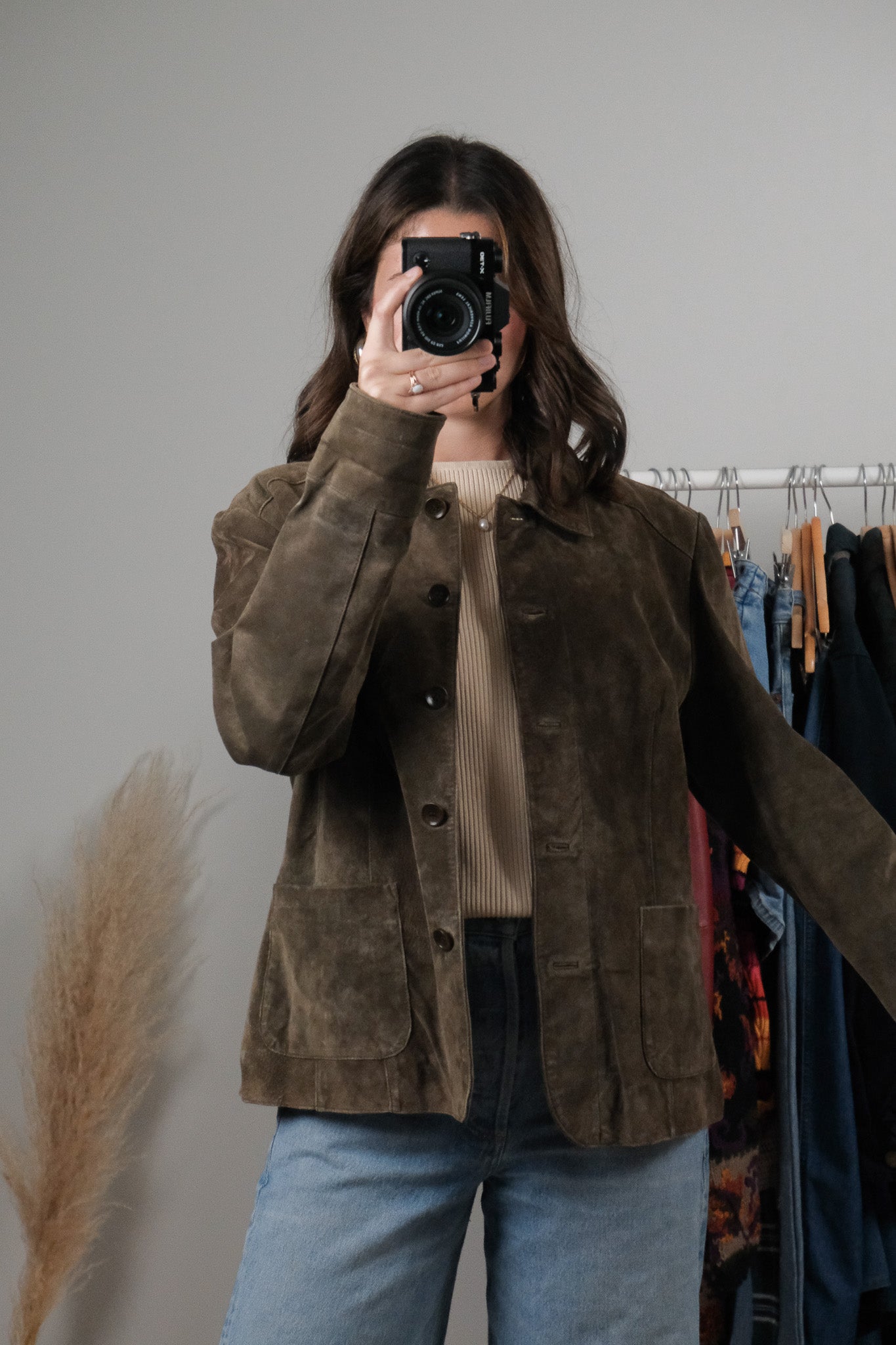 Vintage x Suede Jacket (M)