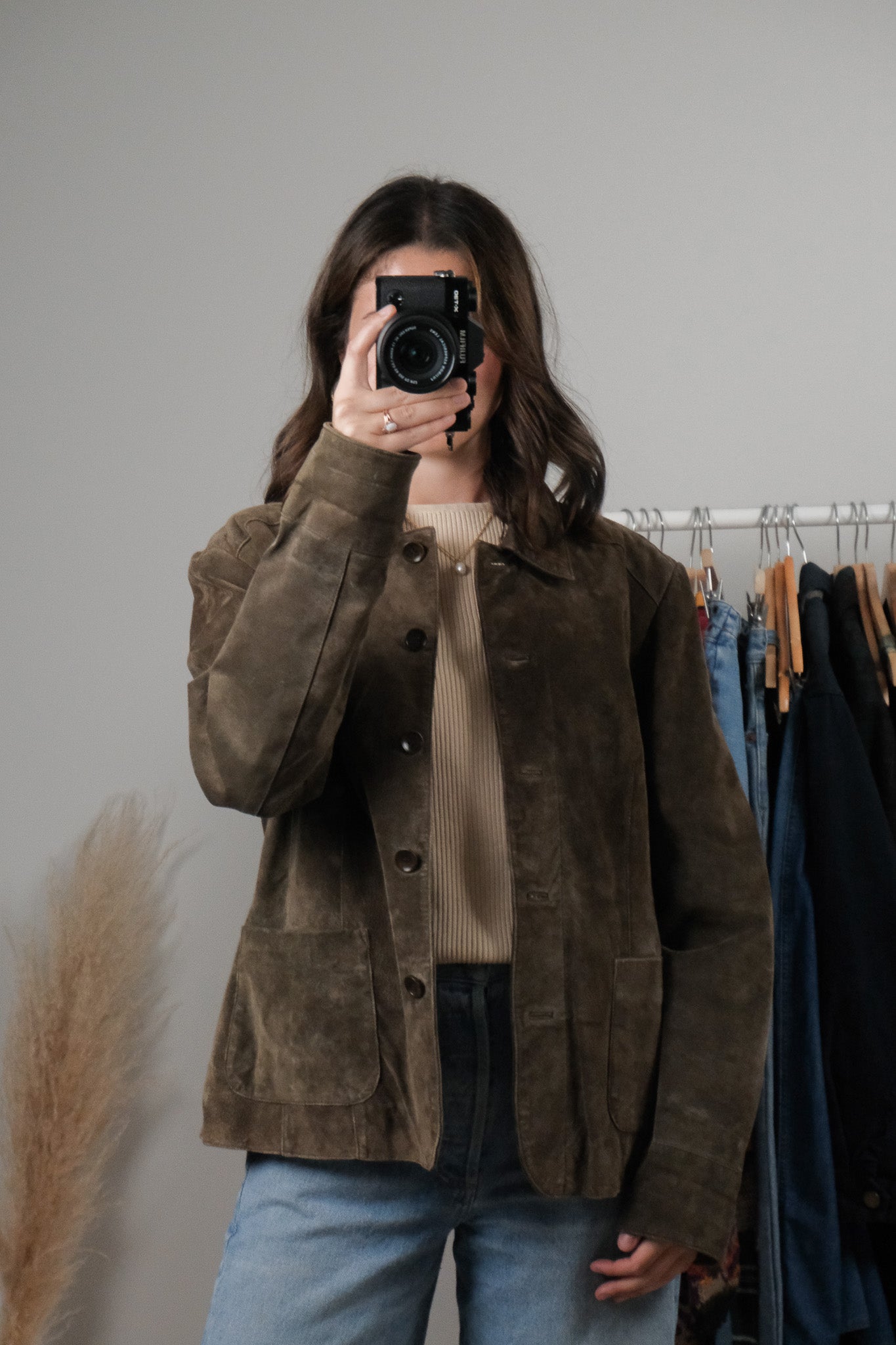 Vintage x Suede Jacket (M)