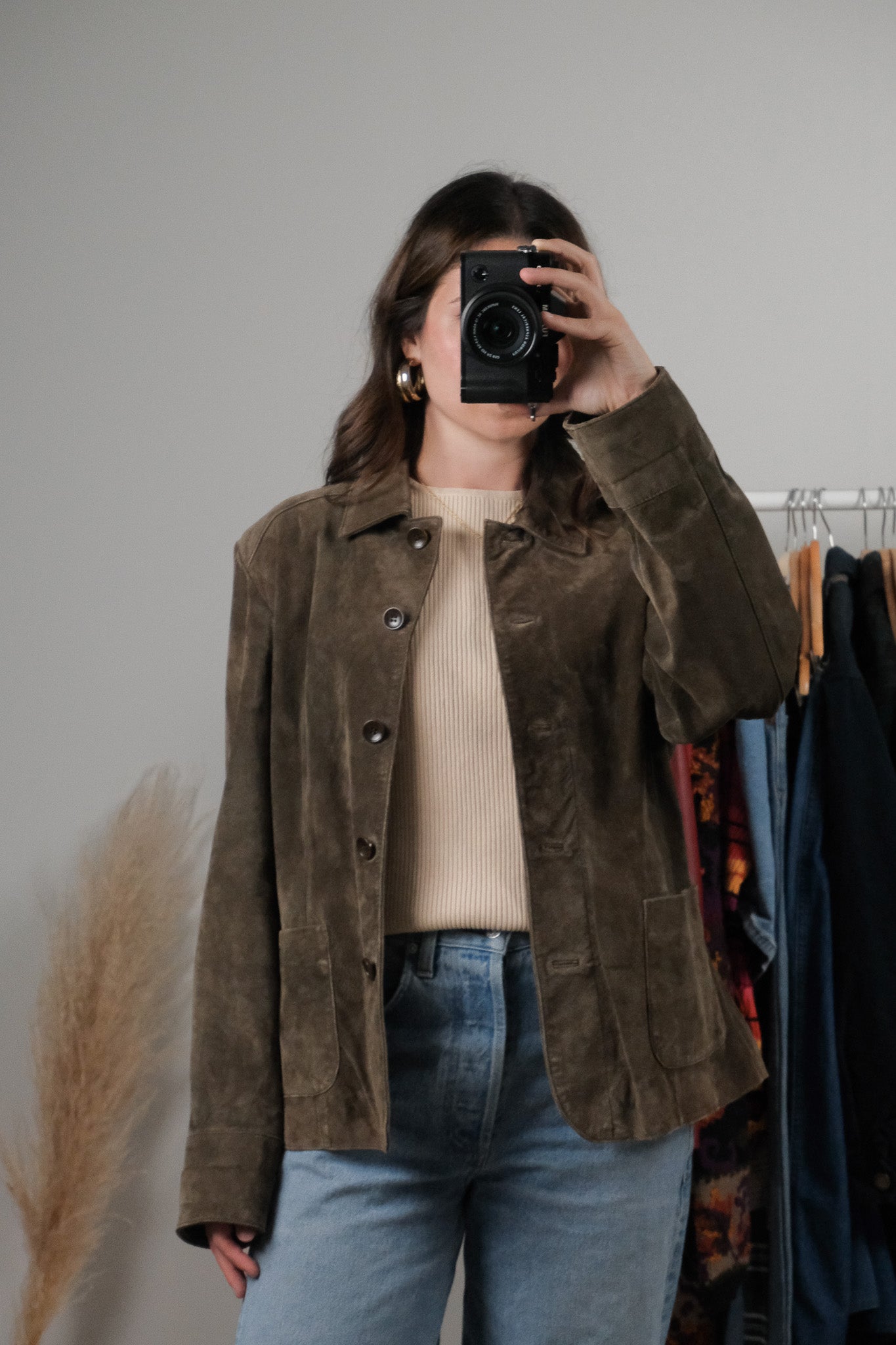 Vintage x Suede Jacket (M)