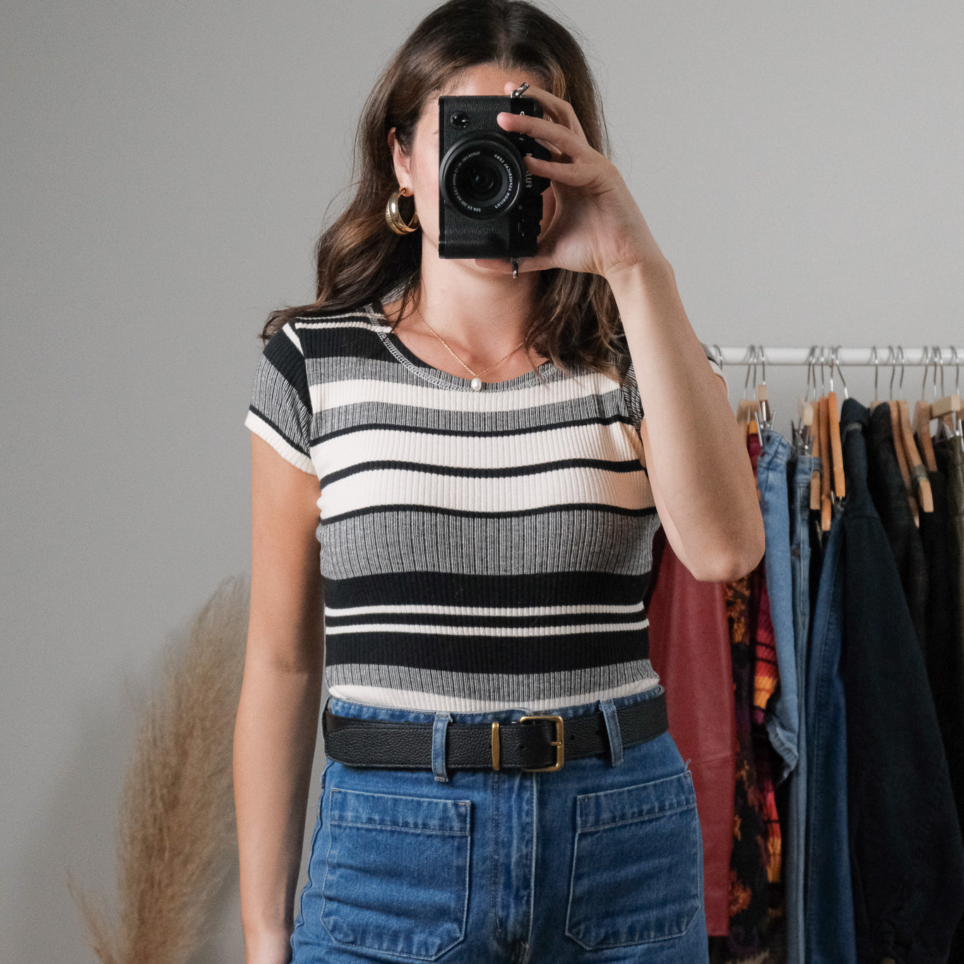 Vintage x Cotton Striped Bodysut (S)