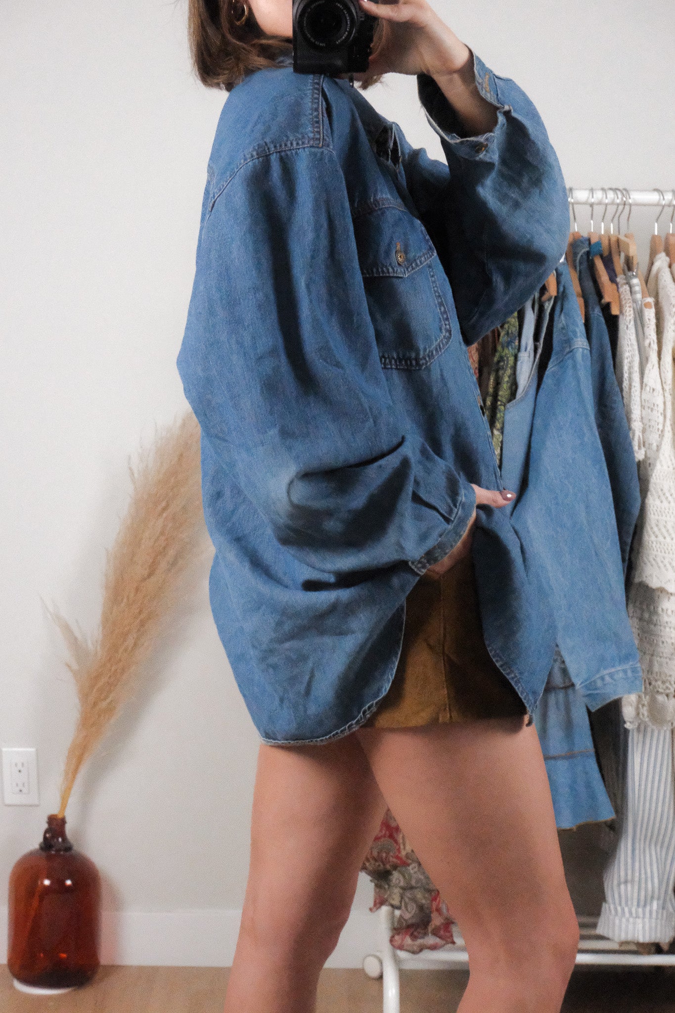 Vintage x Denim Wester Style Button Down (XXXL)