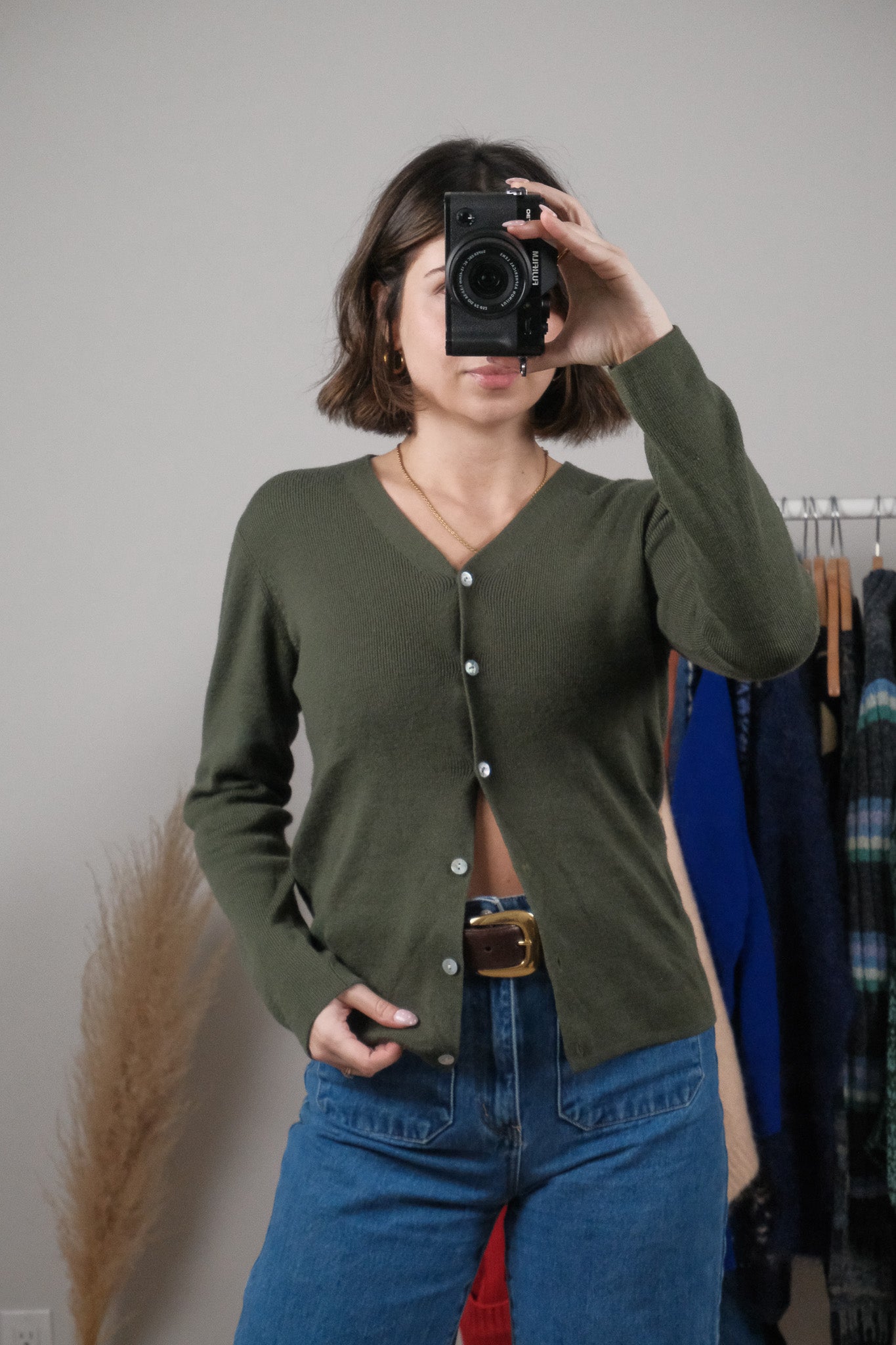 Vintage x Wool Blend Cardigan (S/M)