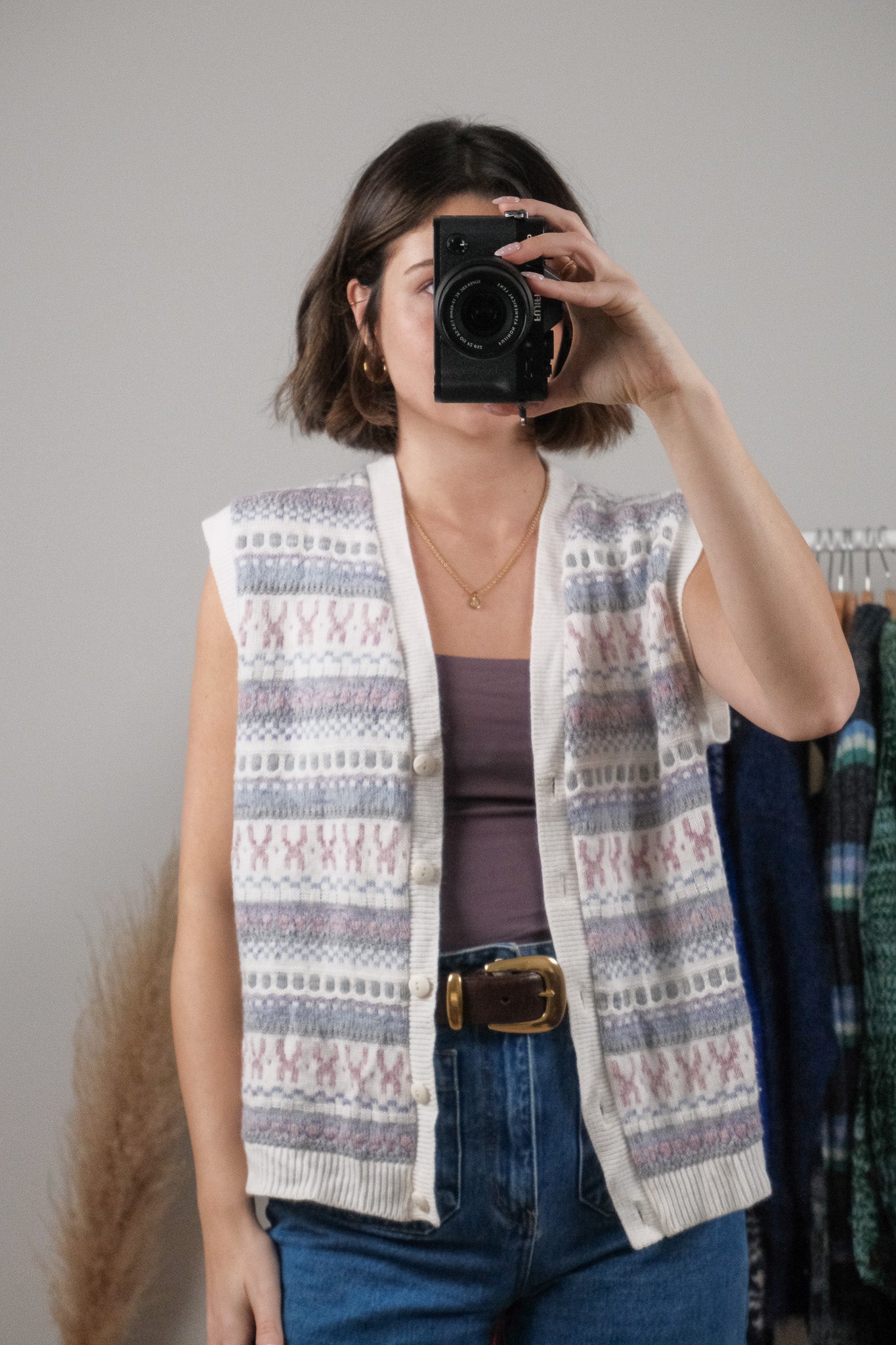 Made in Canada x Vintage x Textured/Patterned Knit (M)