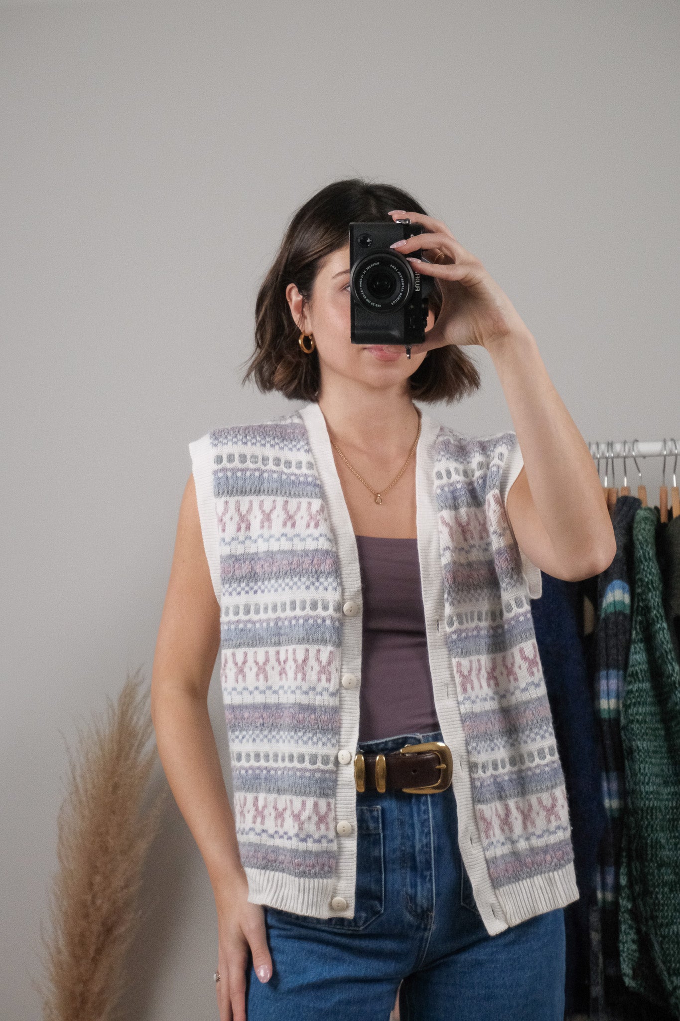 Made in Canada x Vintage x Textured/Patterned Knit (M)