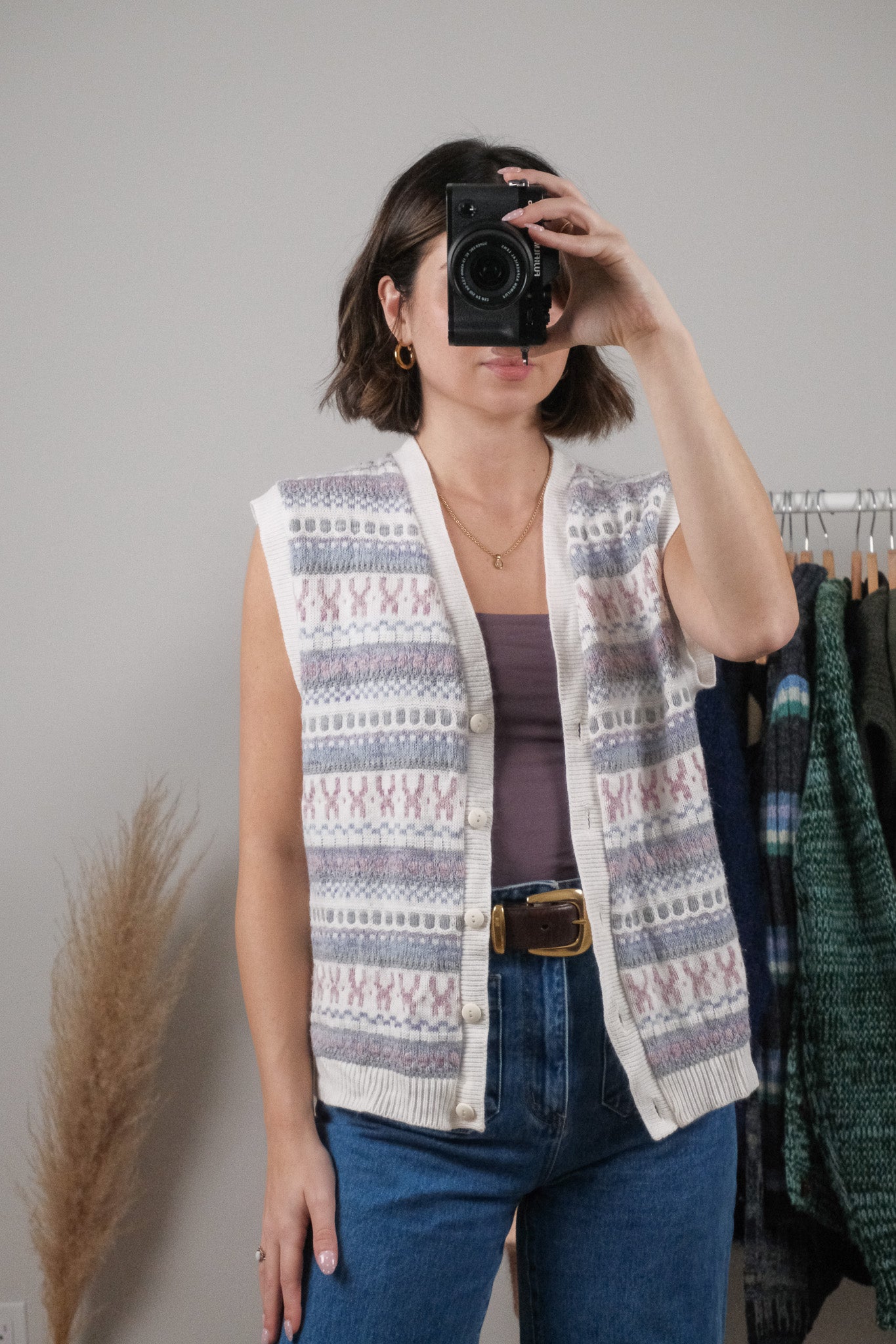 Made in Canada x Vintage x Textured/Patterned Knit (M)