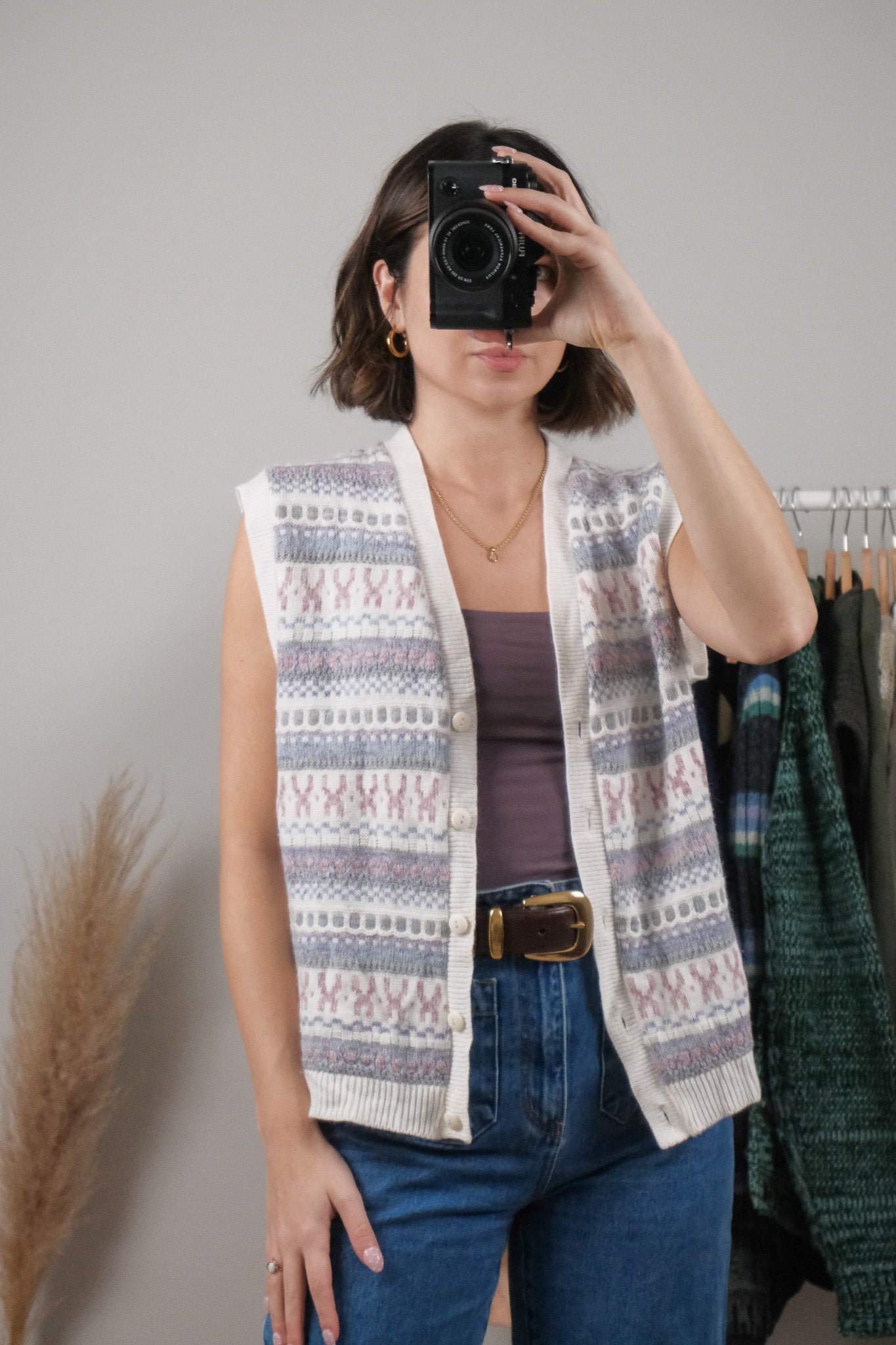 Made in Canada x Vintage x Textured/Patterned Knit (M)