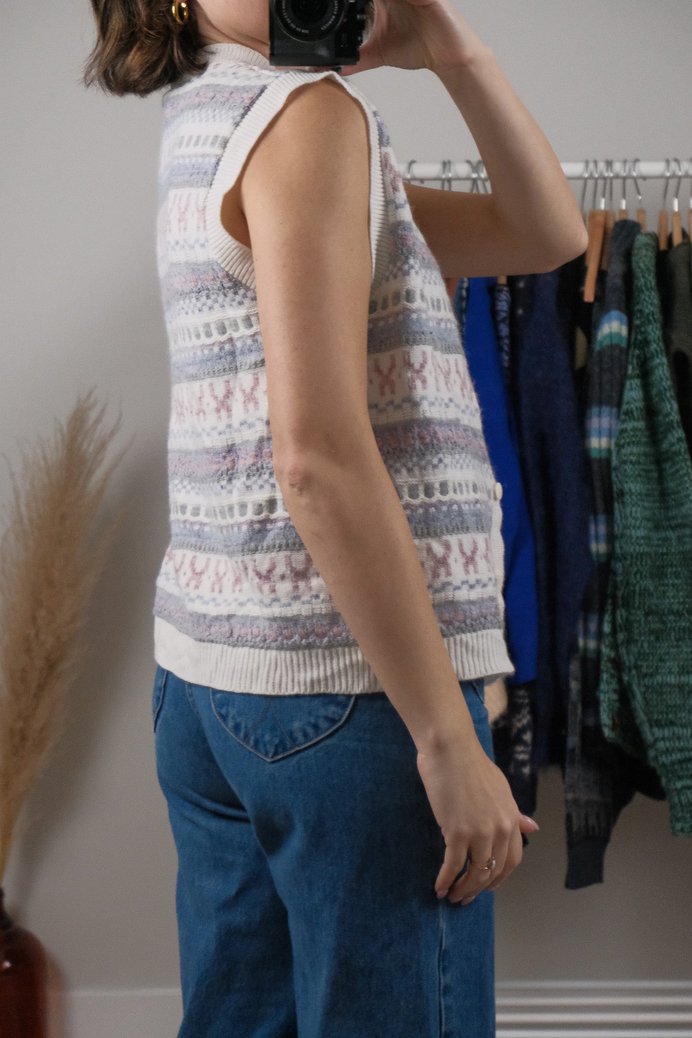 Made in Canada x Vintage x Textured/Patterned Knit (M)