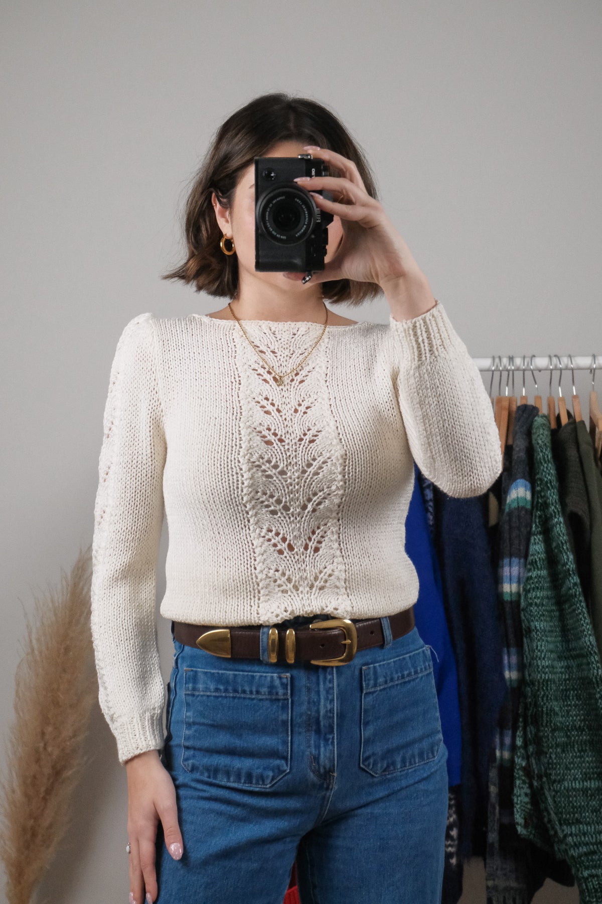 Vintage x Puff Sleeve Detailed Knit (XS/S)