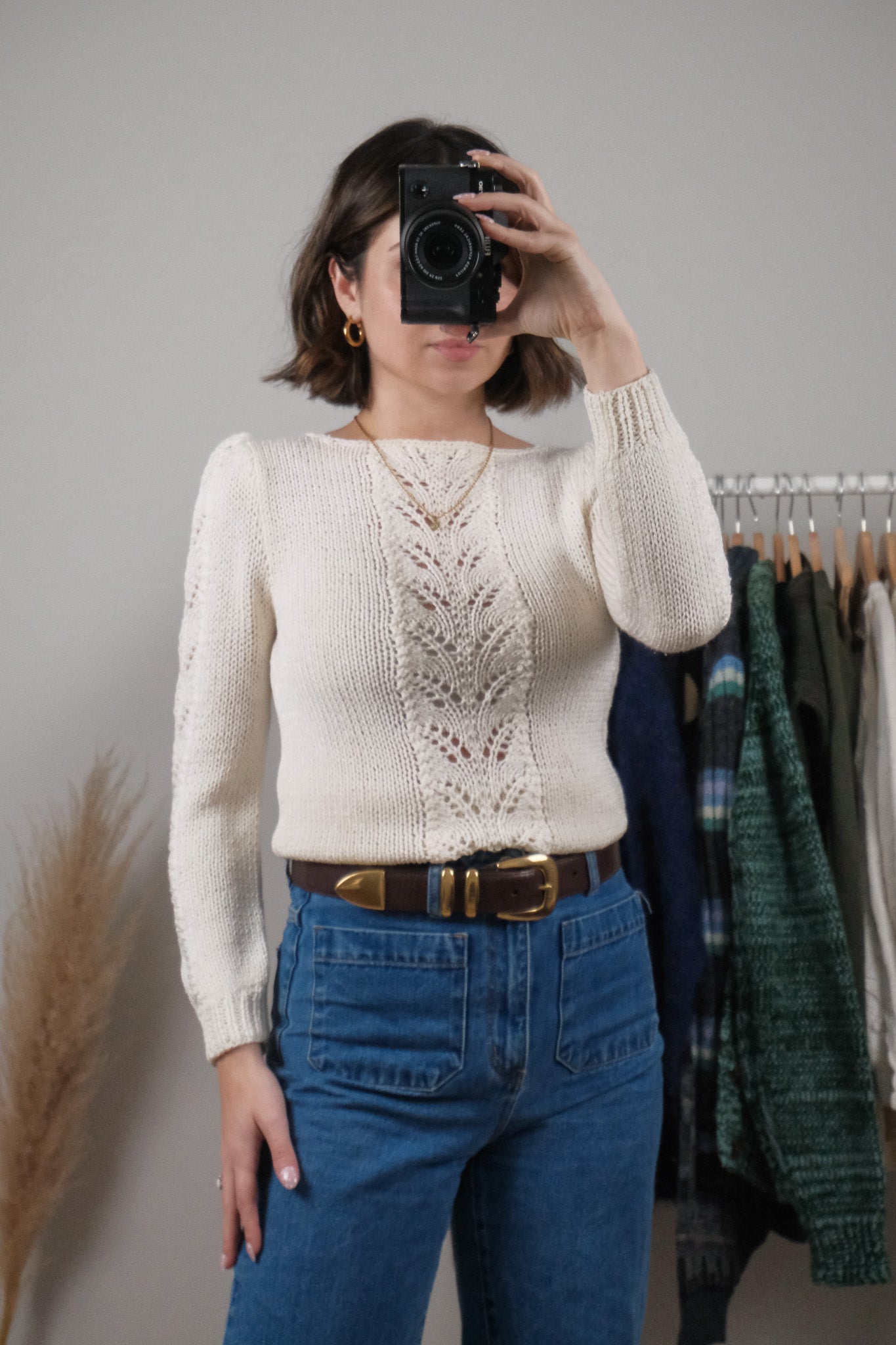 Vintage x Puff Sleeve Detailed Knit (XS/S)