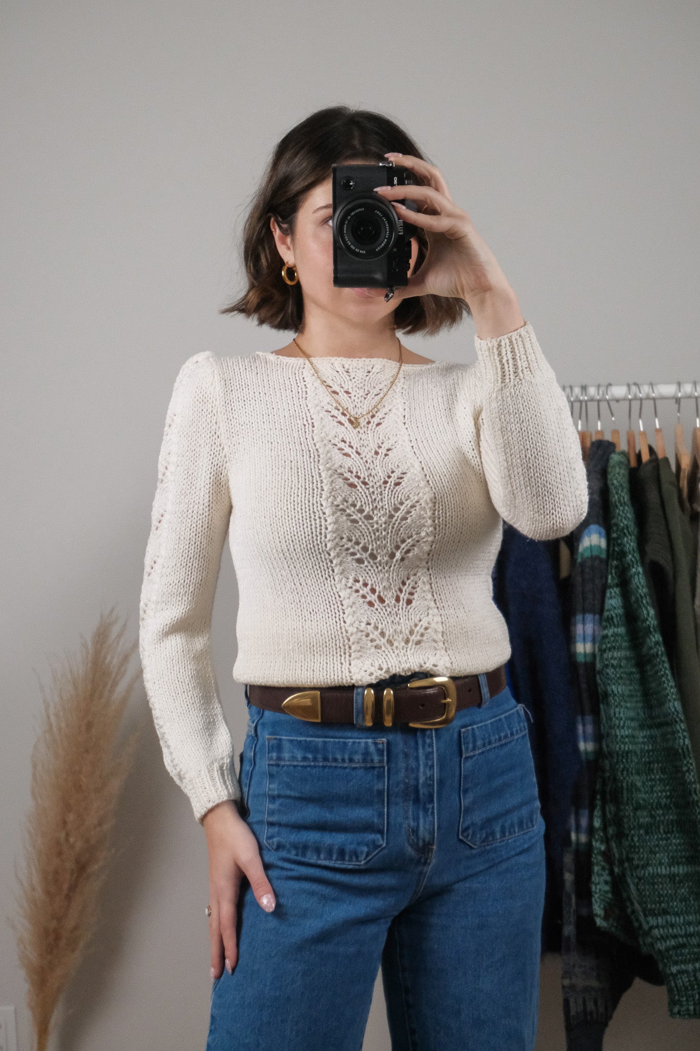 Vintage x Puff Sleeve Detailed Knit (XS/S)