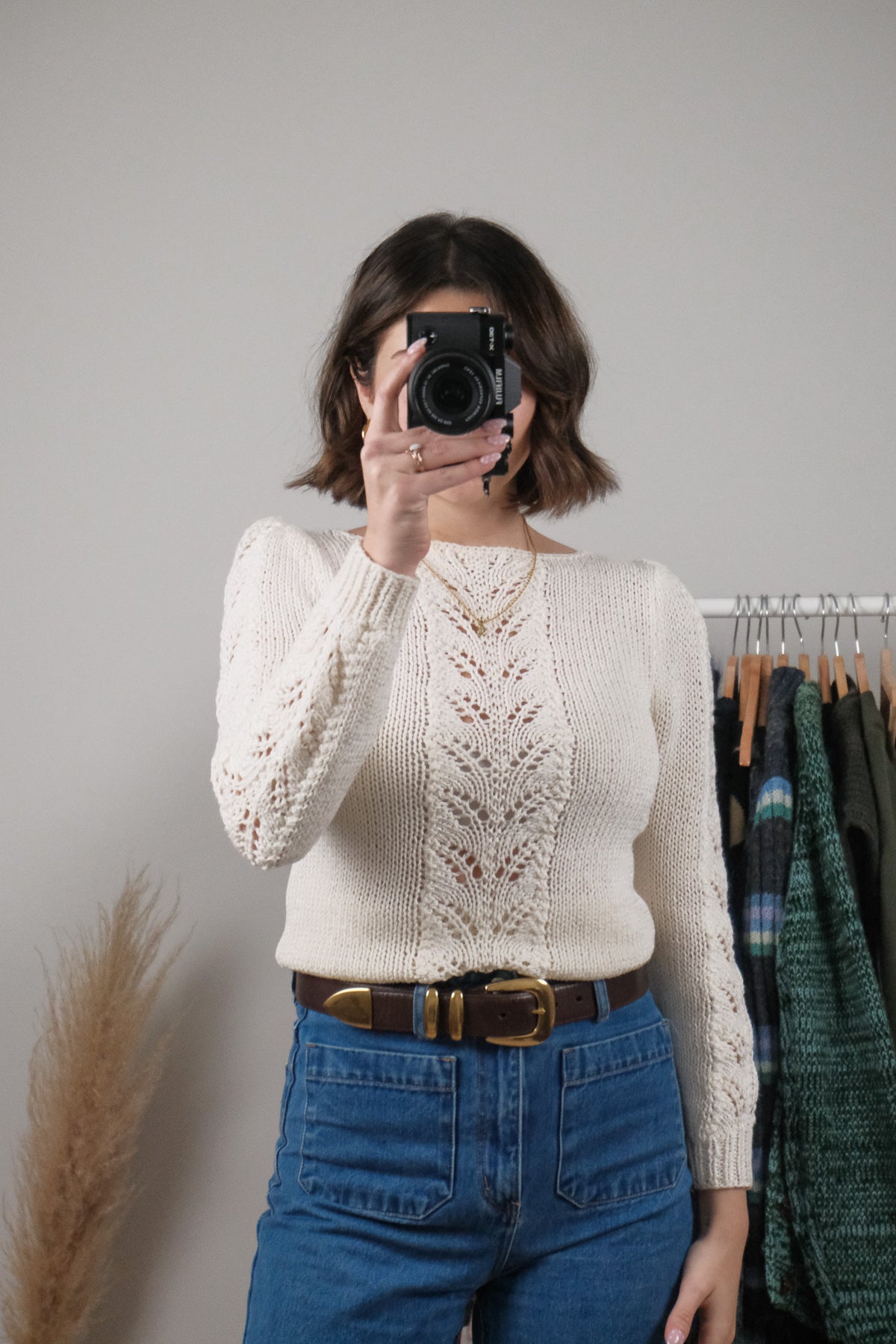 Vintage x Puff Sleeve Detailed Knit (XS/S)