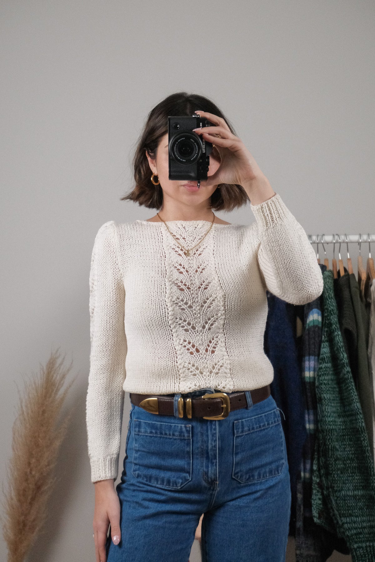 Vintage x Puff Sleeve Detailed Knit (XS/S)