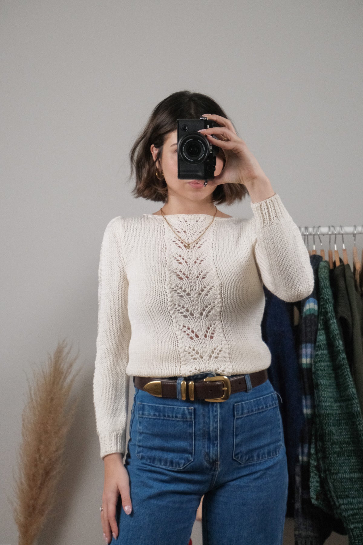 Vintage x Puff Sleeve Detailed Knit (XS/S)
