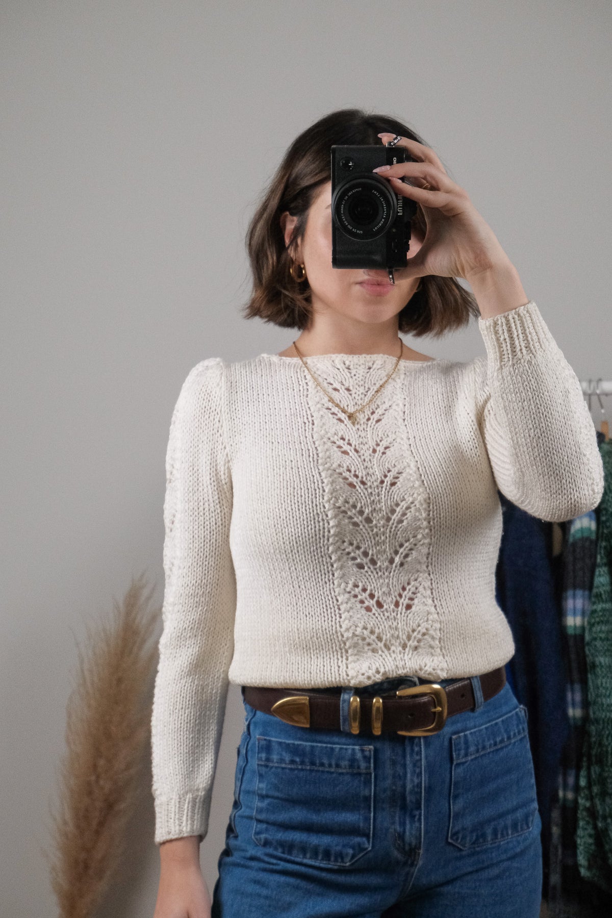 Vintage x Puff Sleeve Detailed Knit (XS/S)