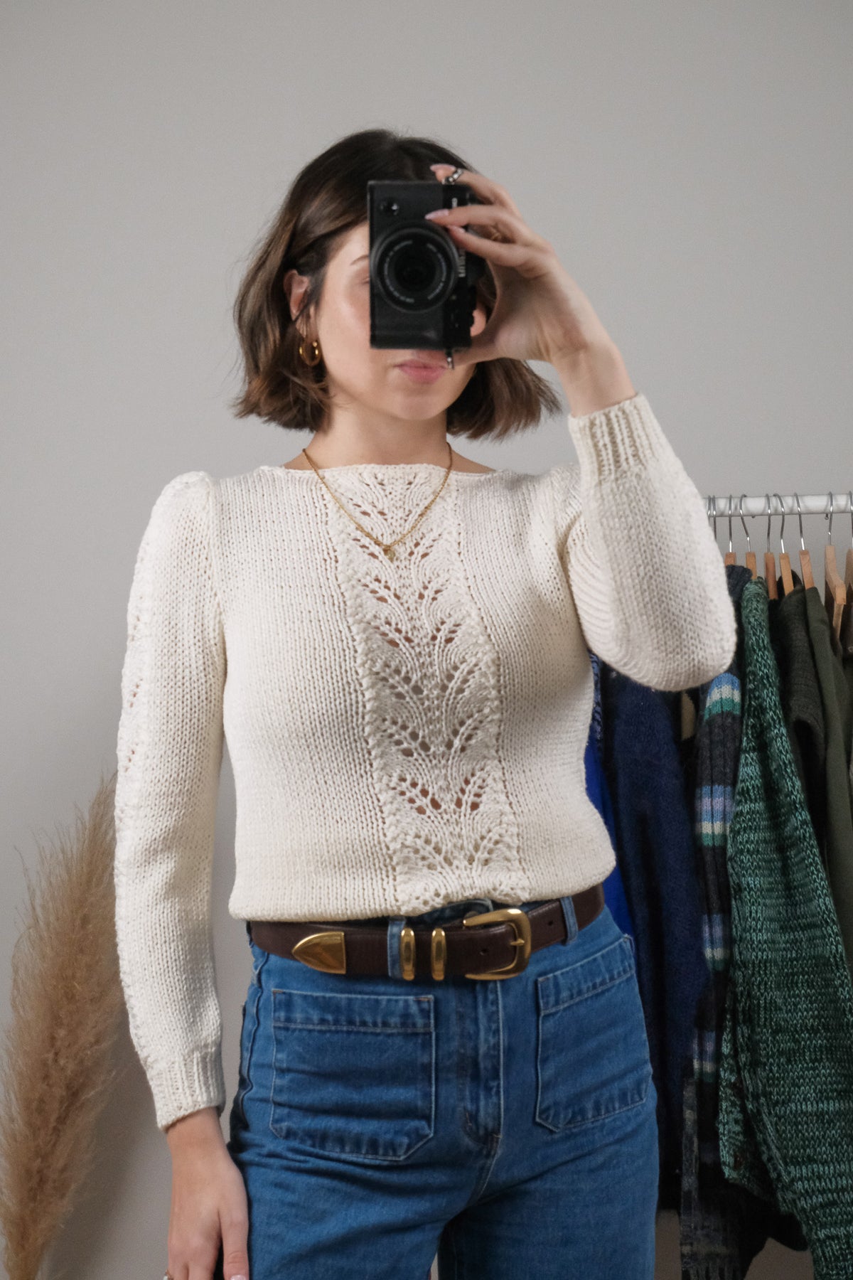 Vintage x Puff Sleeve Detailed Knit (XS/S)