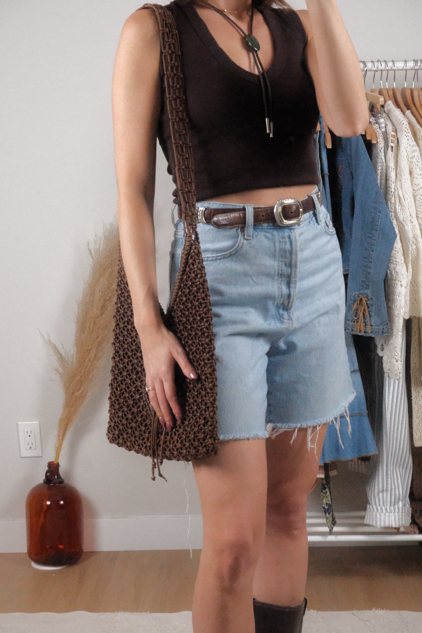 Vintage x Woven Crossbody Bag