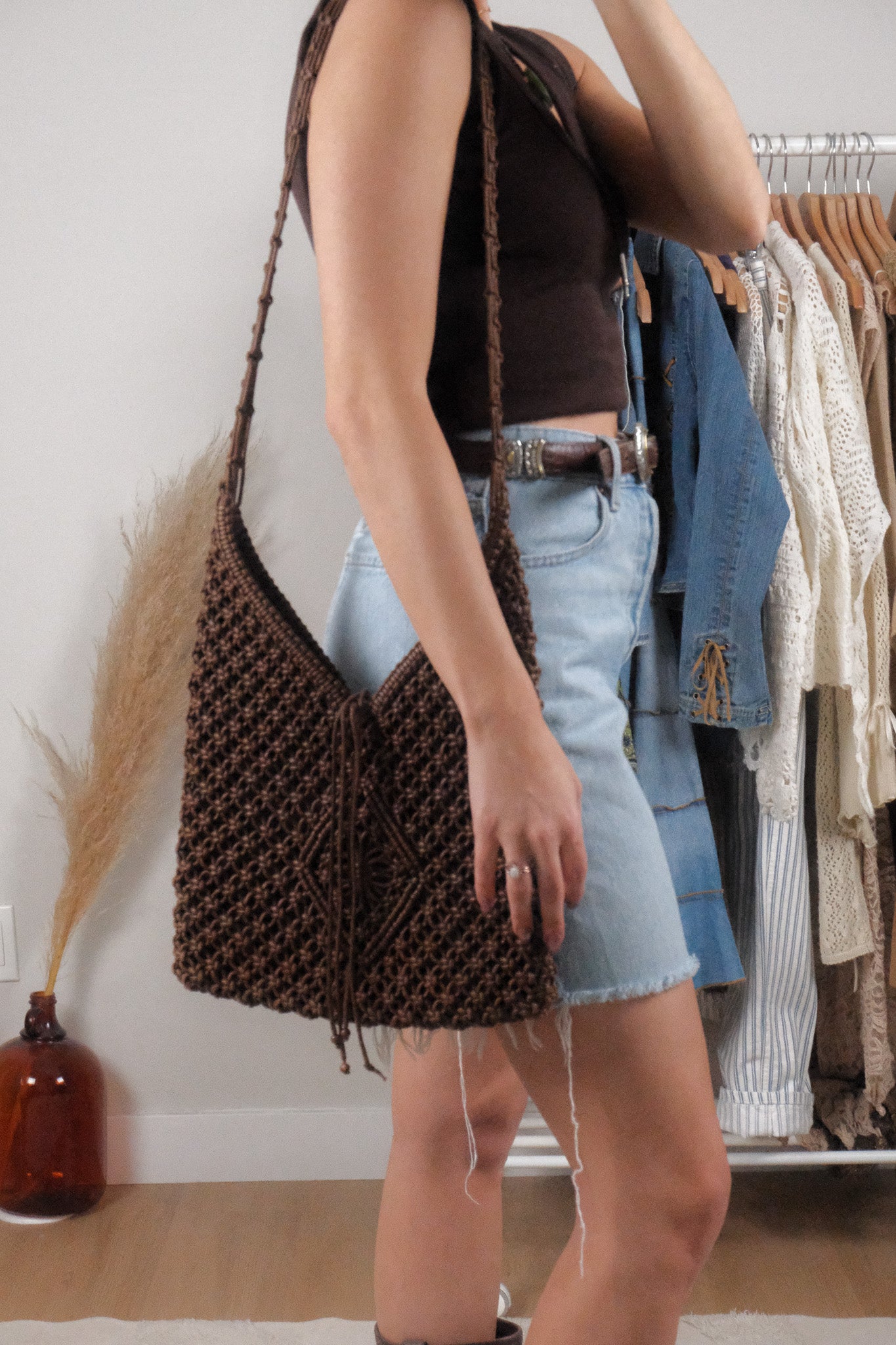 Vintage x Woven Crossbody Bag