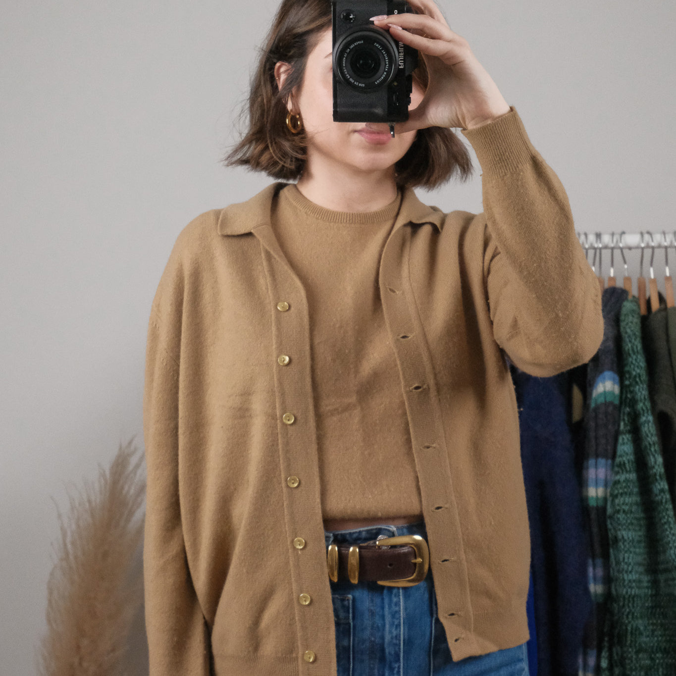 Made in Britain x Vintage x Cashmere Two-Piece Set (M)