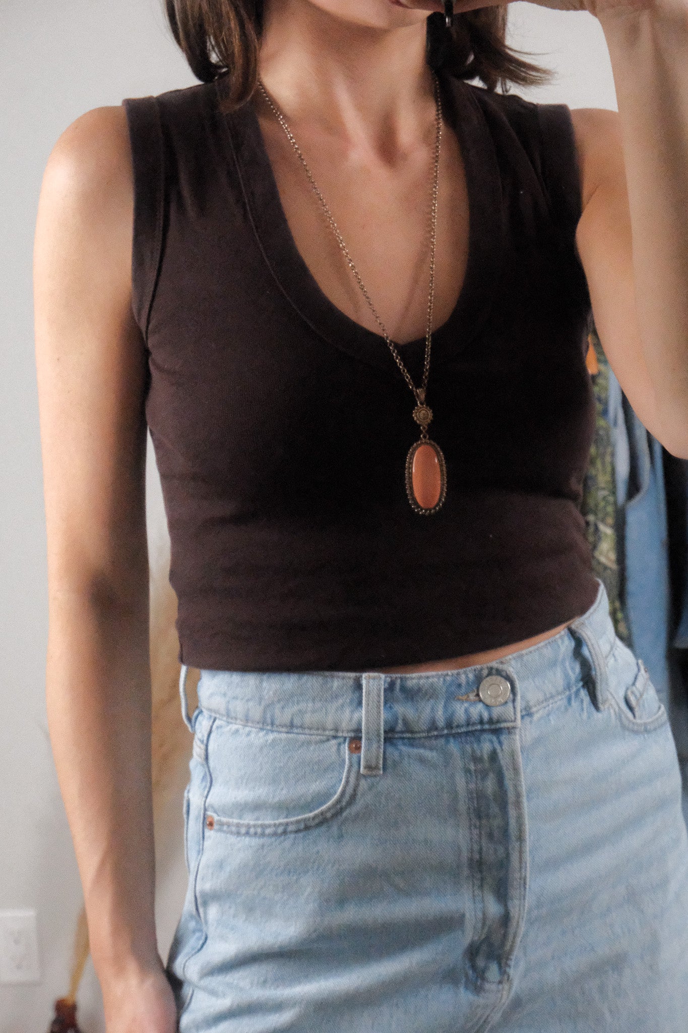 Vintage x Pendant Necklace