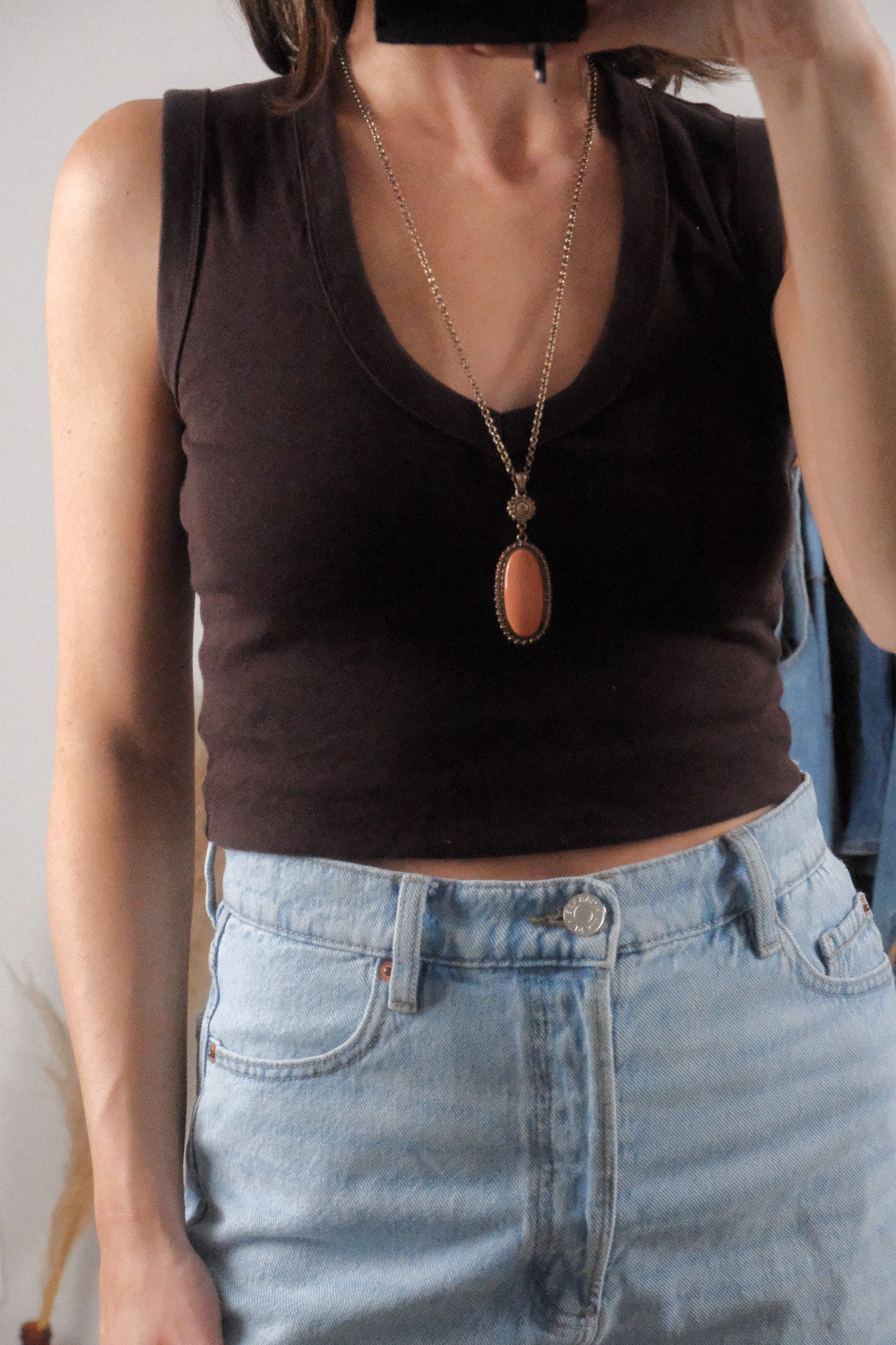 Vintage x Pendant Necklace