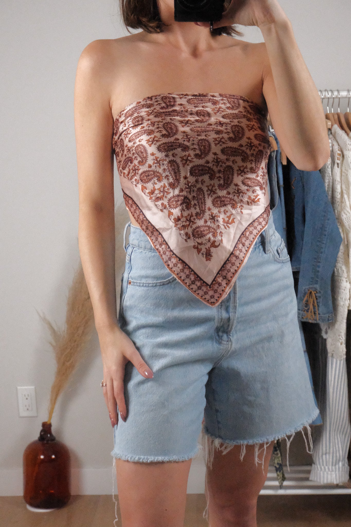 Vintage x Patterned Scarf