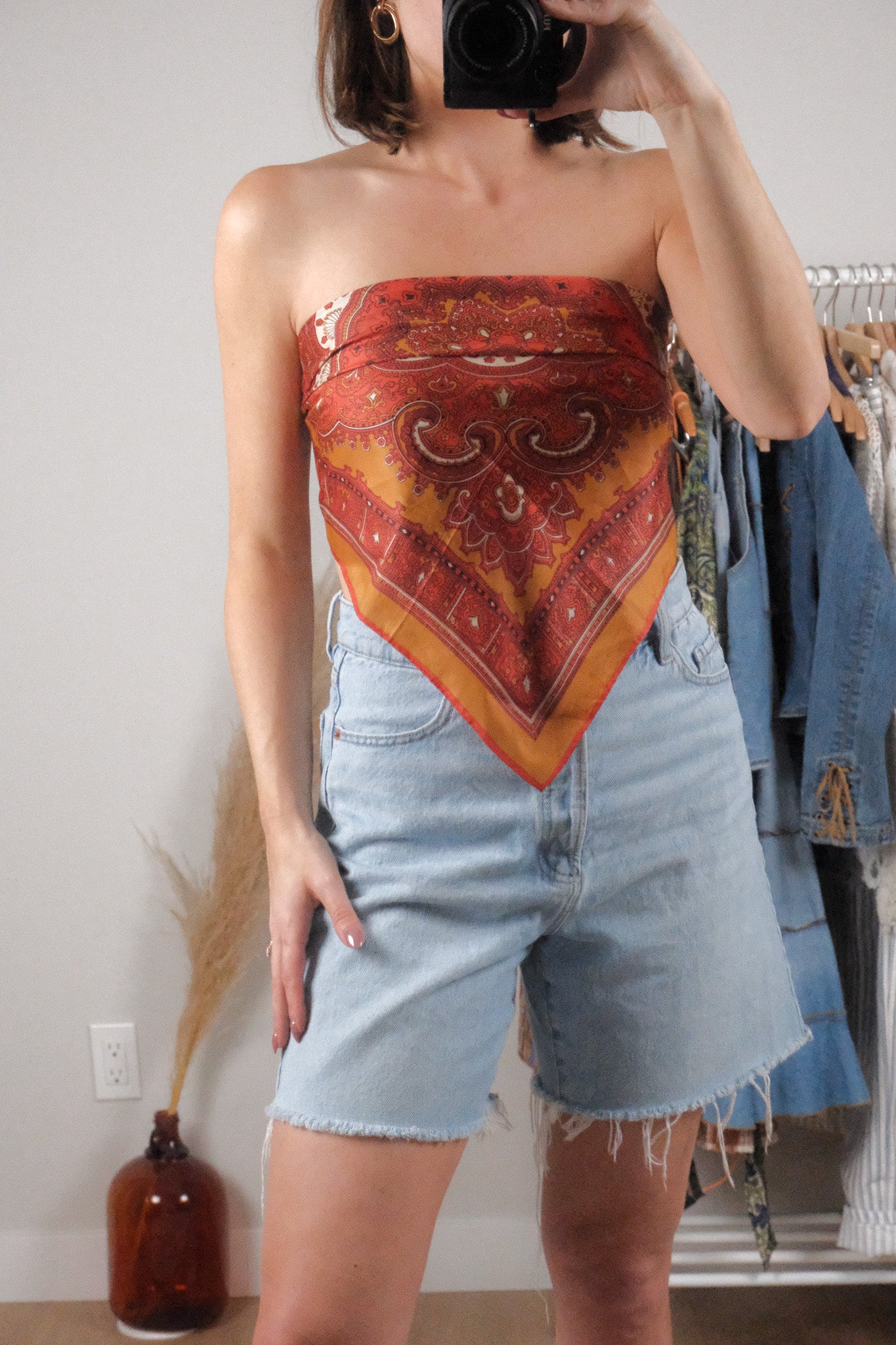 Vintage x Patterned Scarf