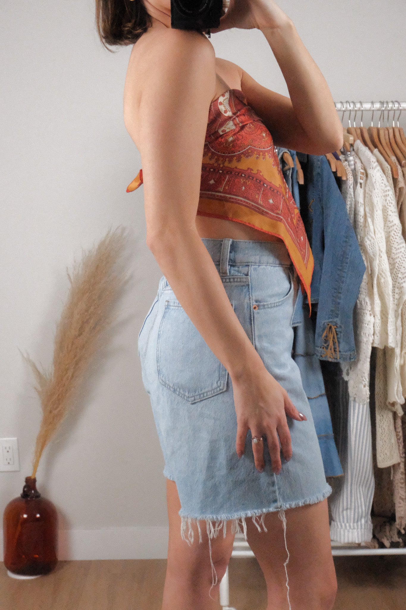 Vintage x Patterned Scarf