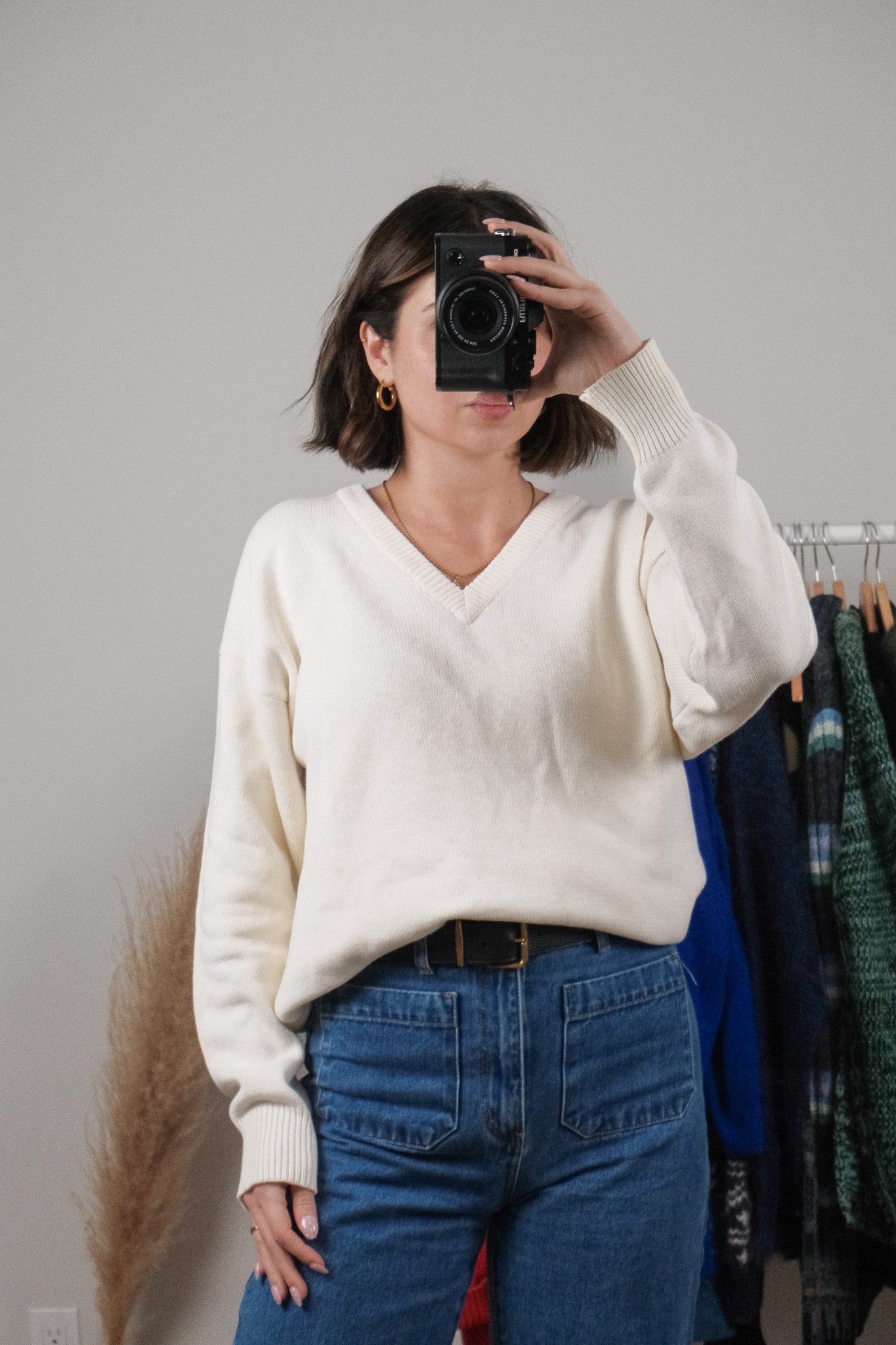 Vintage x Cotton V-Neck (M)