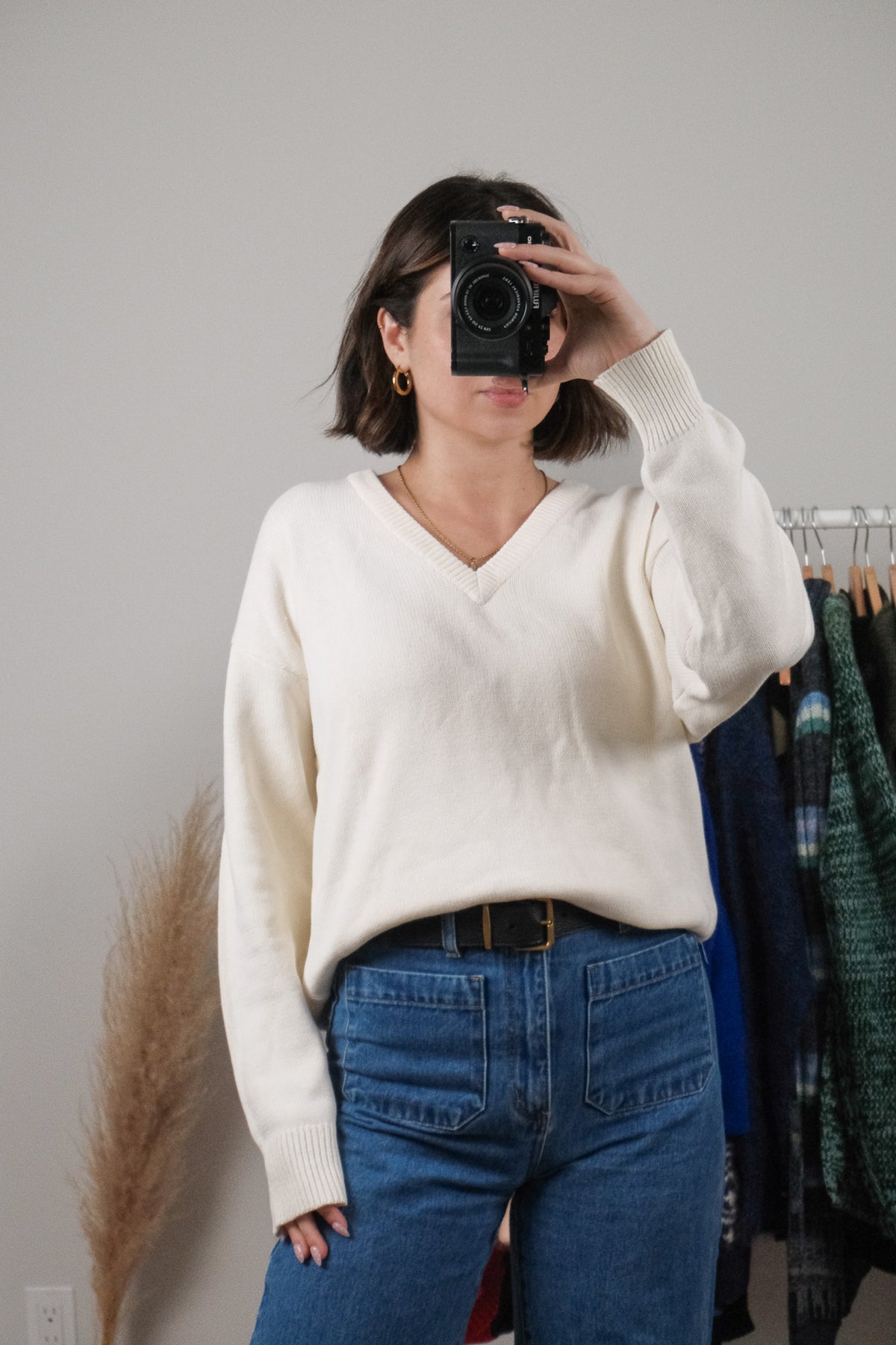 Vintage x Cotton V-Neck (M)