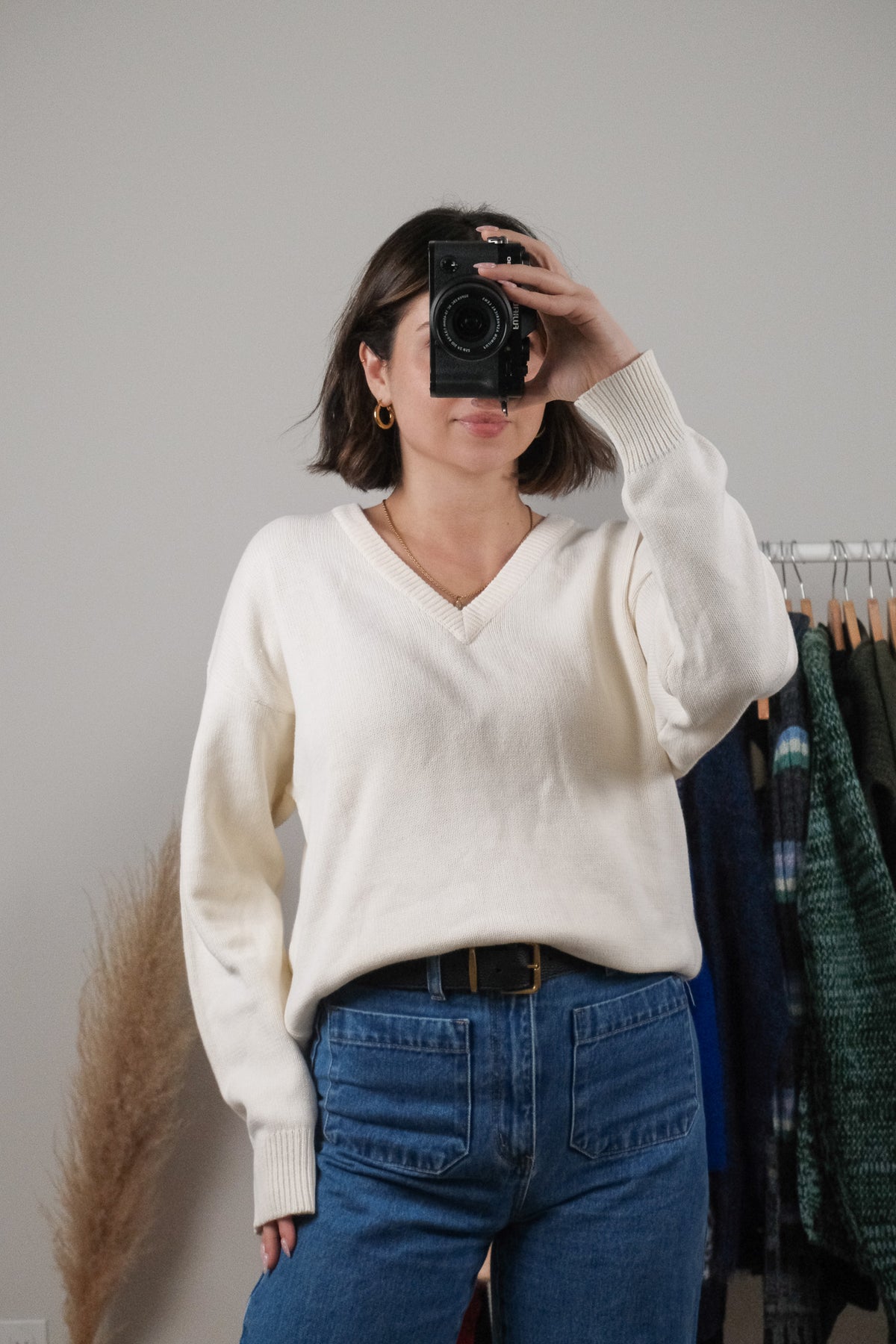 Vintage x Cotton V-Neck (M)